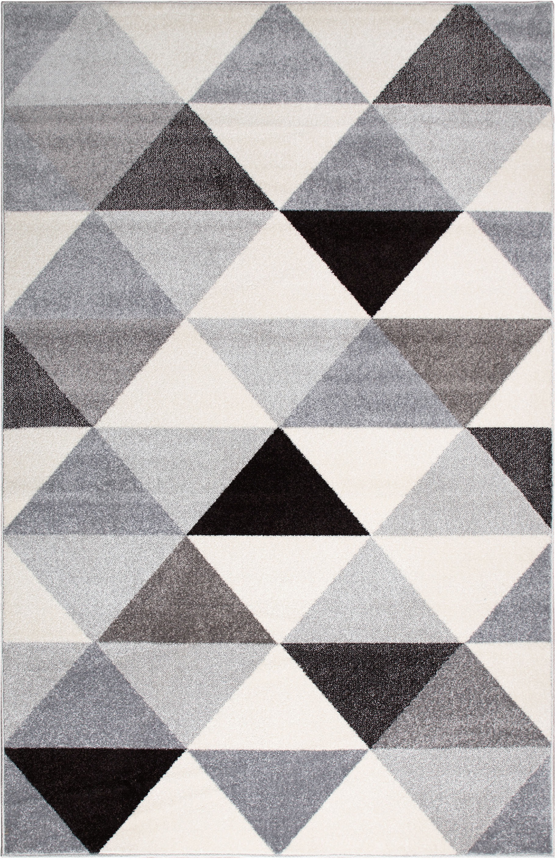 my home Teppich »Berlad Geo«, rechteckig, 9 mm Höhe, mit besonders weichem Flor, Kurzflor, modernes geometrisches Design