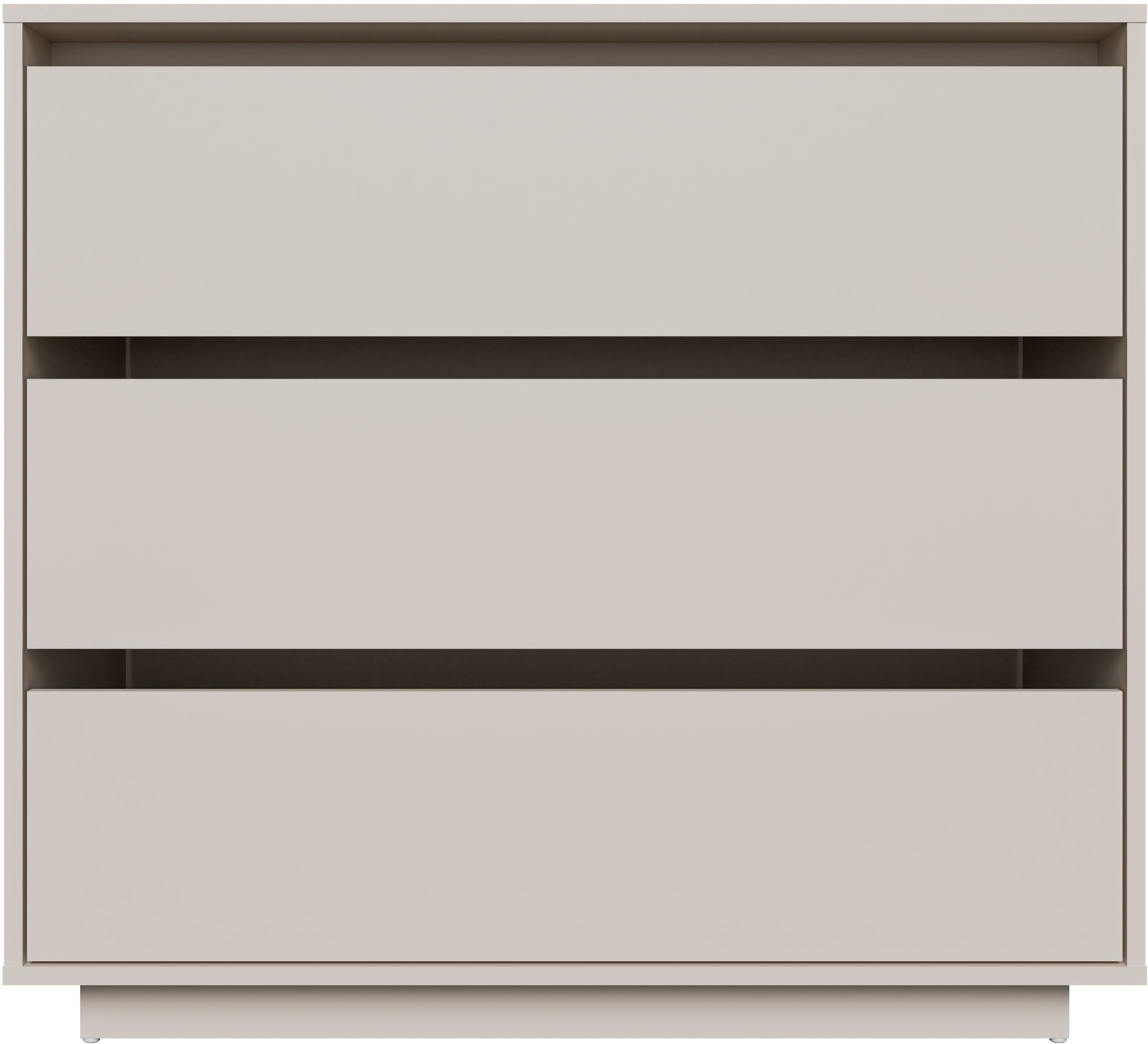 FORTE Kommode »Tahoe Kommode, 3 Schubkästen, grifflos, Stauraum« B/H/T 93,5/86,7/41,4 cm viel Stauraum