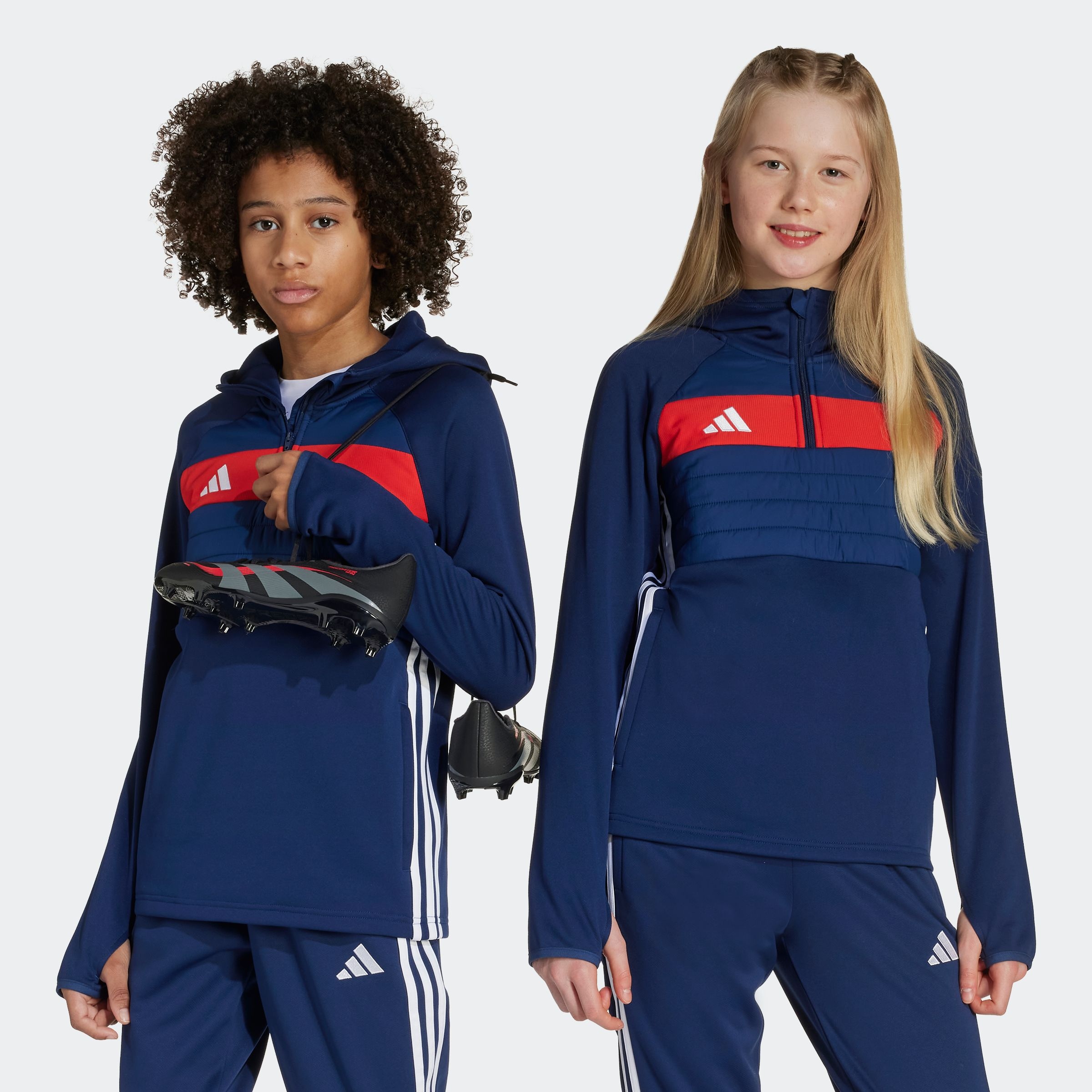 adidas Performance Kapuzensweatshirt »TIRO 25 ESSENTIALS WINTERIZED TRAININGSOBERTEIL FÜR KINDER«
