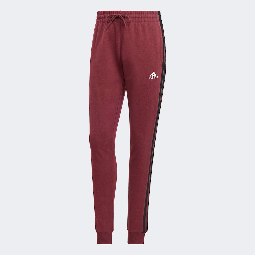 adidas Sportswear Sporthose »ESSENTIALS 3STREIFEN FRENCH TERRY CUFFED HOSE«, (1 tlg.)