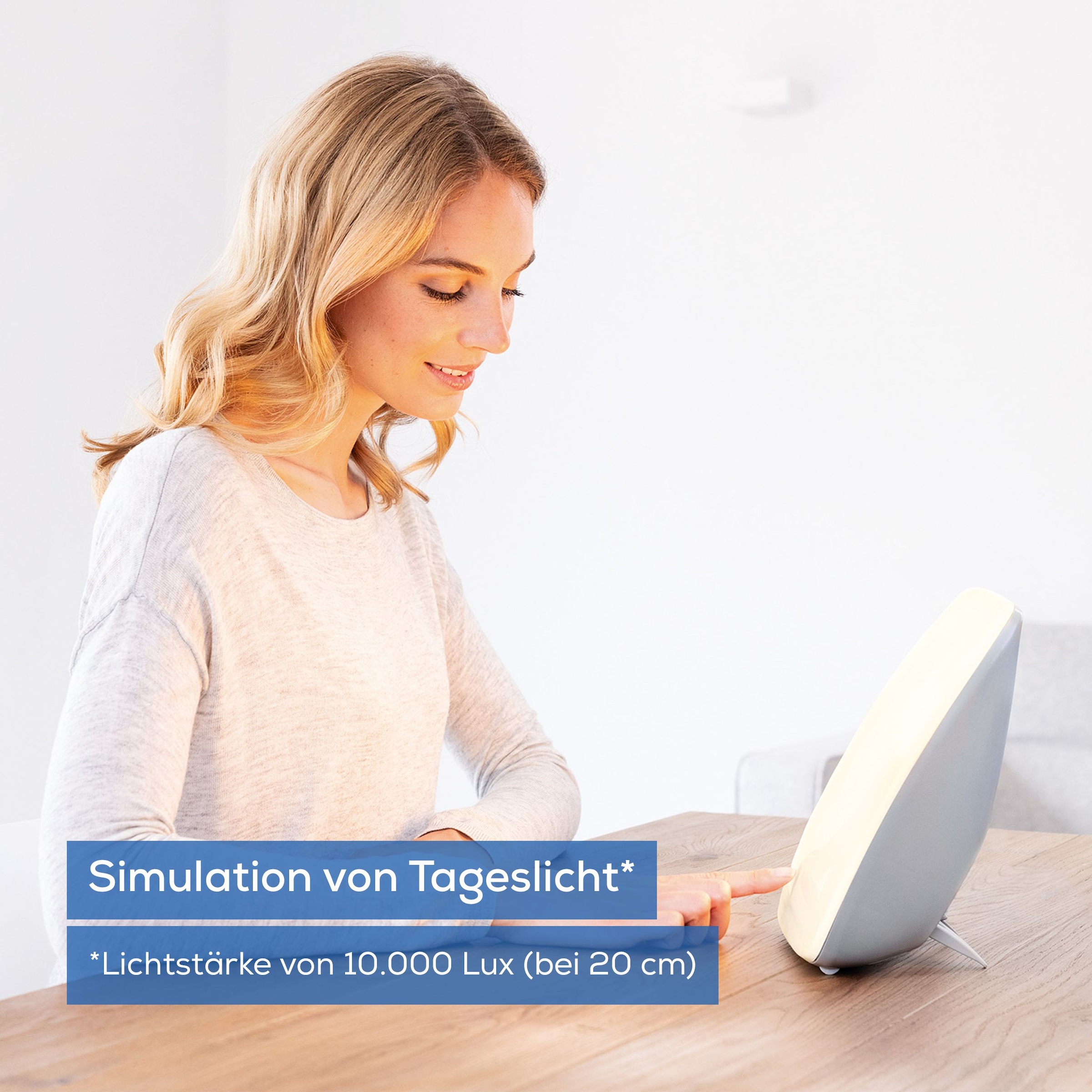 BEURER Tageslichtlampe »Beurer TL 41 Touchfunktion, Medizinprodukt«, Zur Anwendung bei Lichtmangelerscheinungen und gedrückter Stimmung