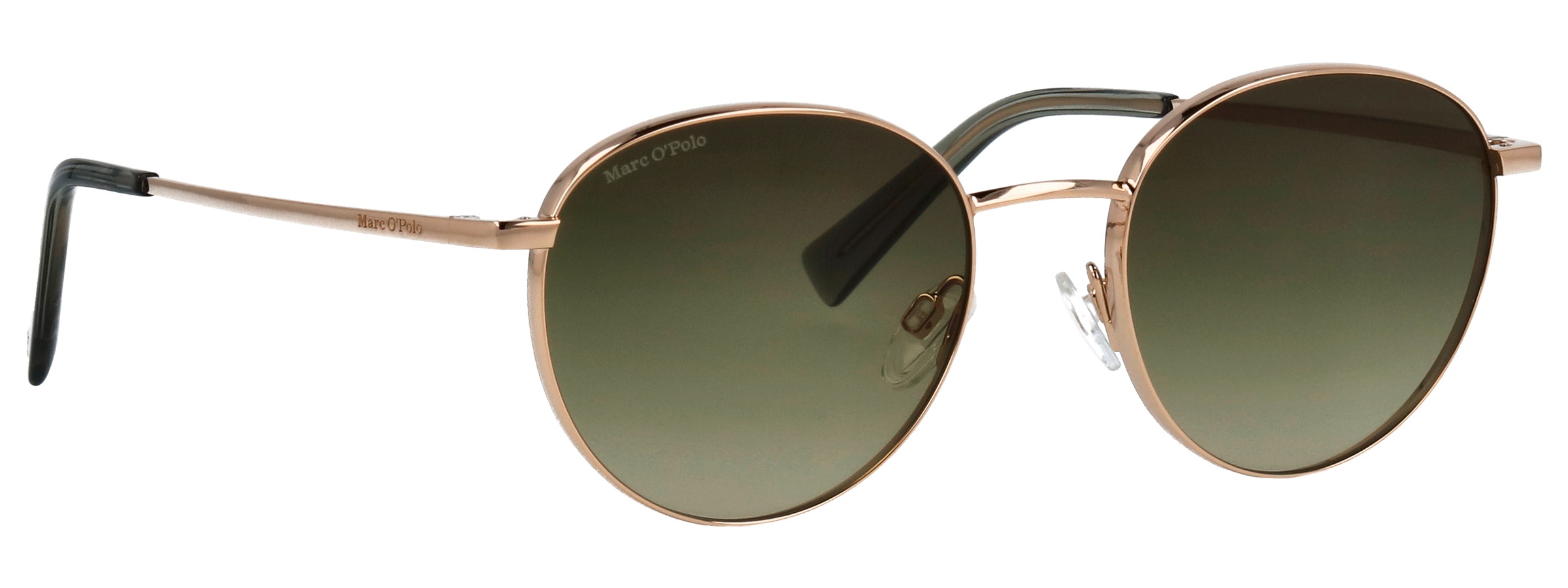 Marc O'Polo Sonnenbrille »Modell 505123« Form Panto, Logoschriftzug auf Bügel, Metallfassung