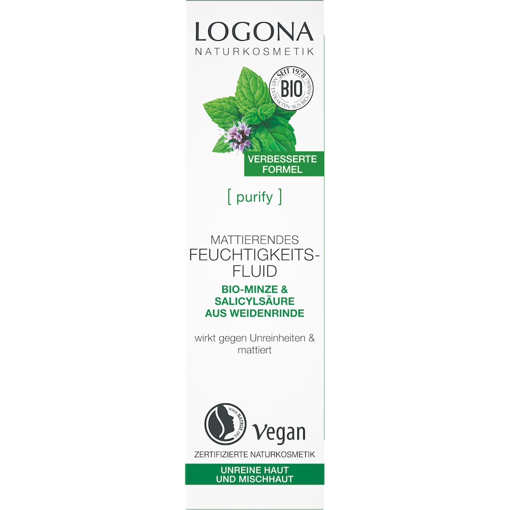 LOGONA Gesichtsfluid »Logona purify Matt Feuchtigkeitsfluid«