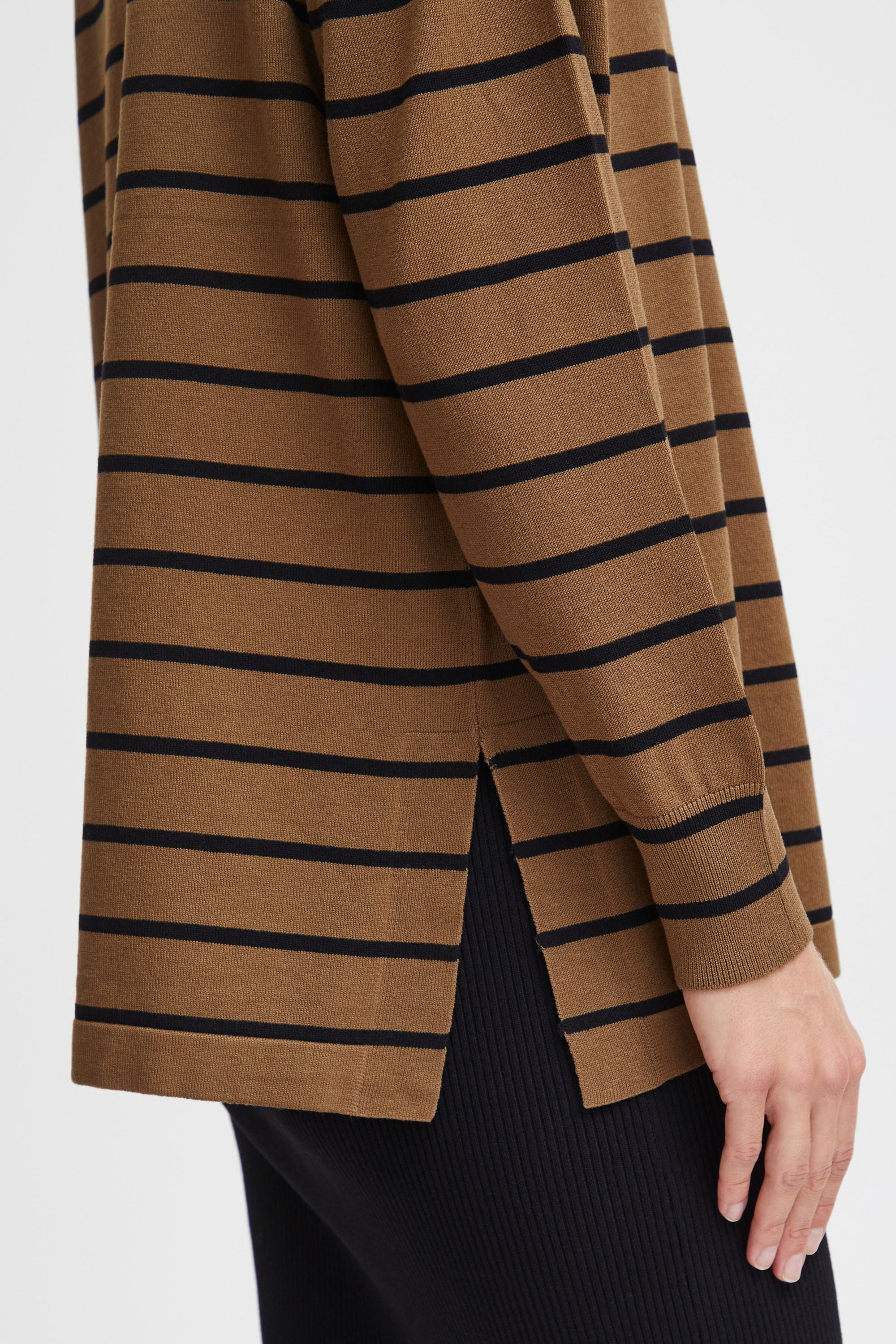b.young Strickfleece-Pullover »Strickpullover BYMMMORLA LOOSE TURTLENECK -«