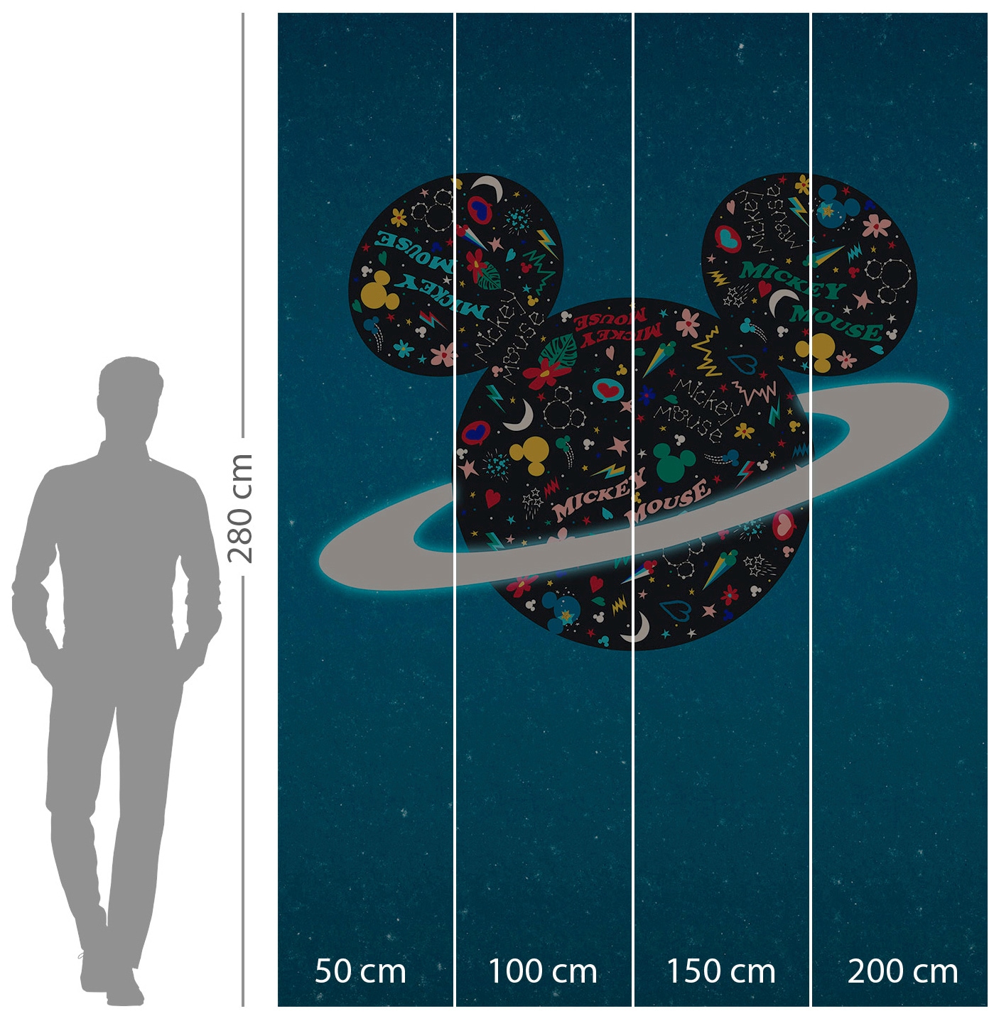 Komar Vliestapete »Planet Mickey«, 200x280 cm (Breite x Höhe) online  bestellen bei OTTO