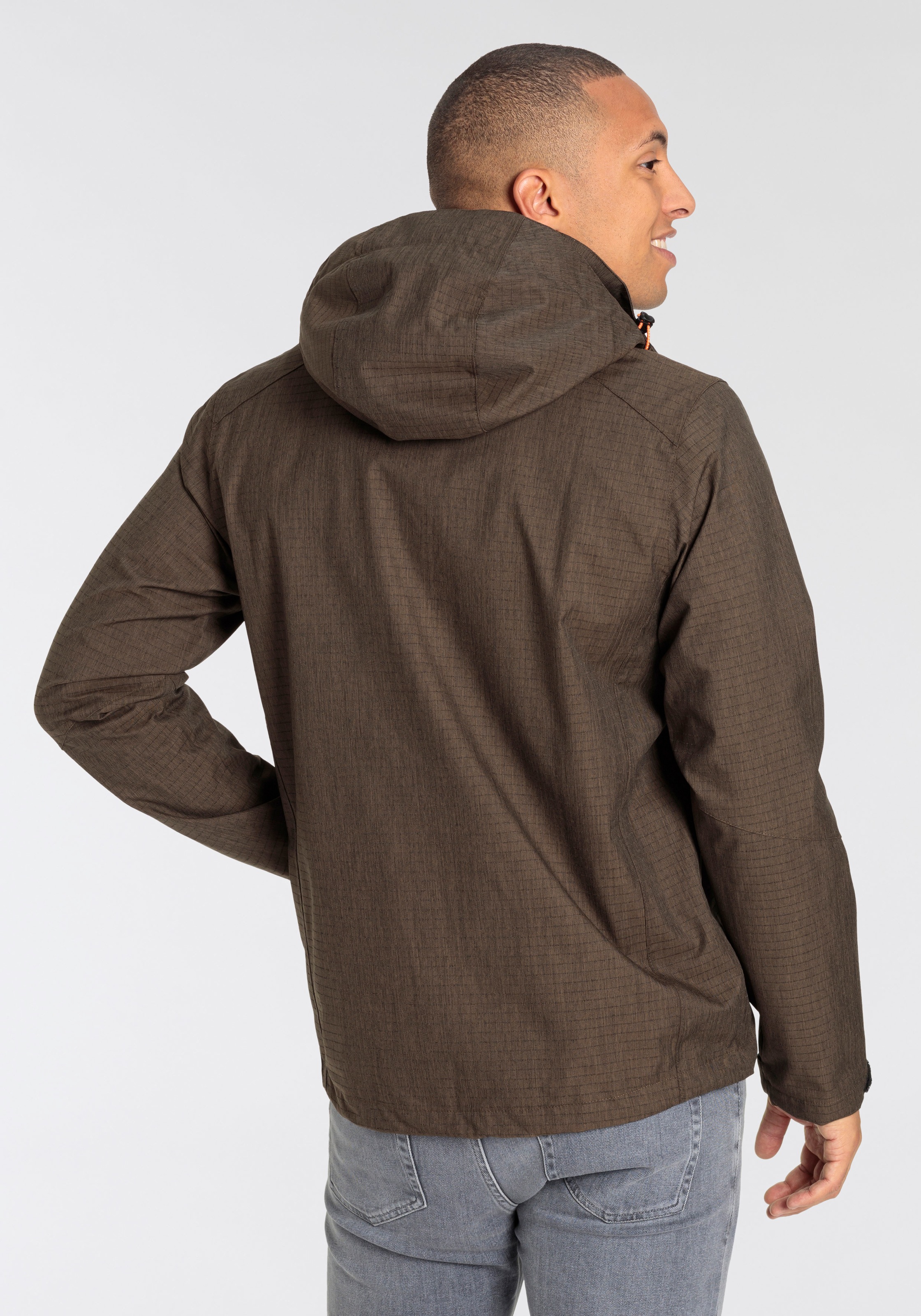Killtec Funktionsjacke, mit Kapuze, Wasserdicht & atmungsaktiv & abzippbarer Kapuze