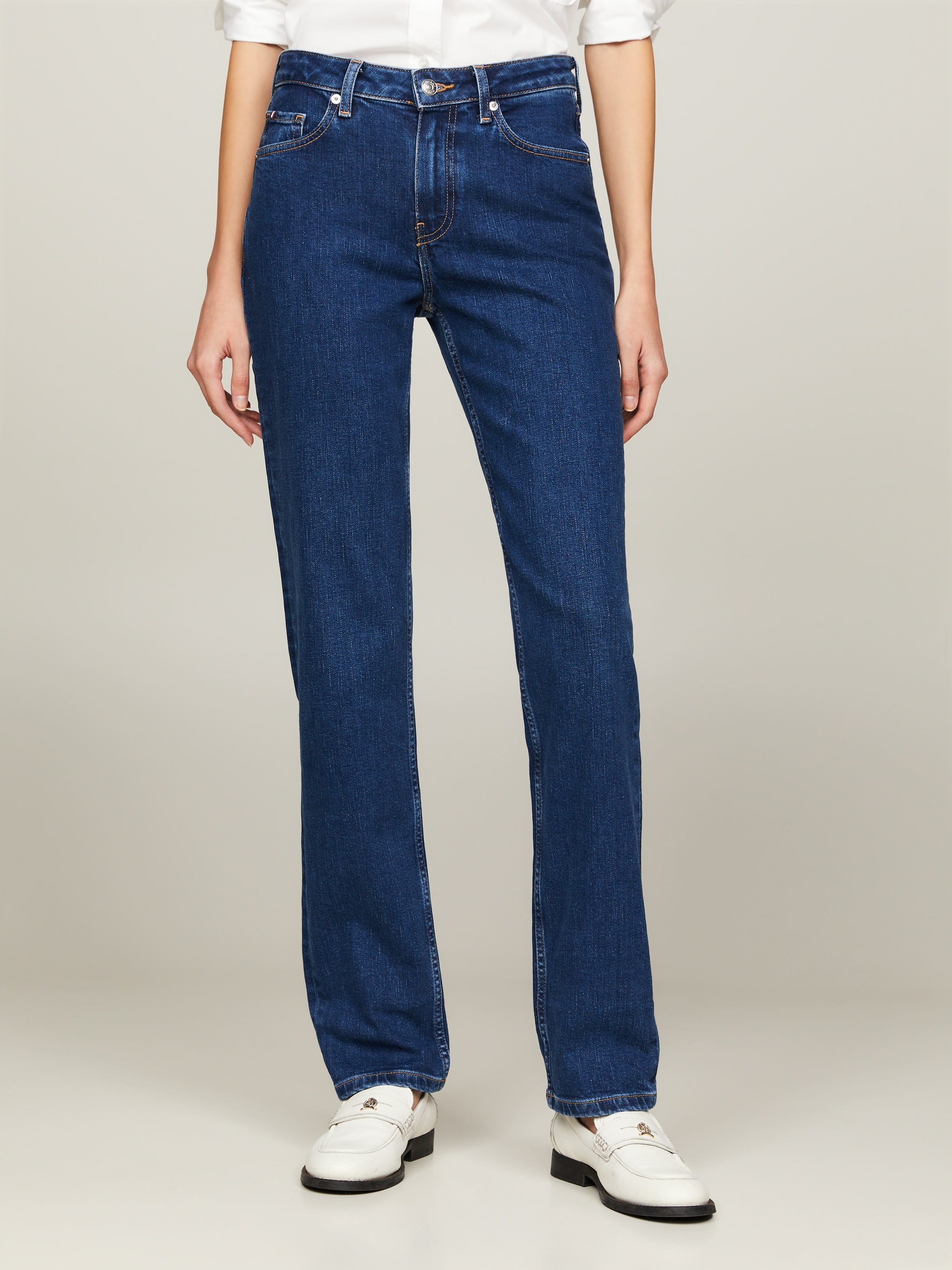 Tommy Hilfiger Straight-Jeans, in blauer Waschung