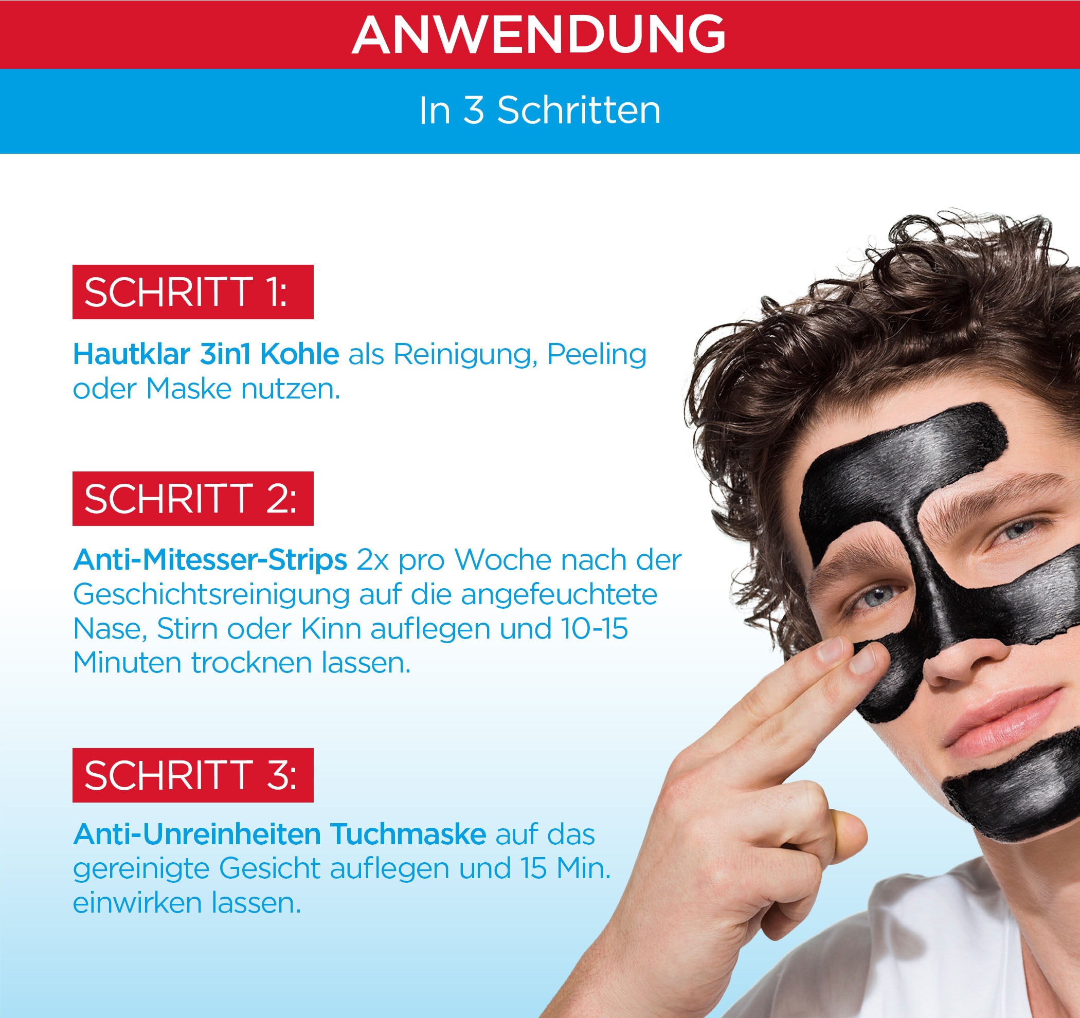 GARNIER Pflege-Set »SkinActive Mitesser SOS Set«, mit hoher Wirksamkeit
