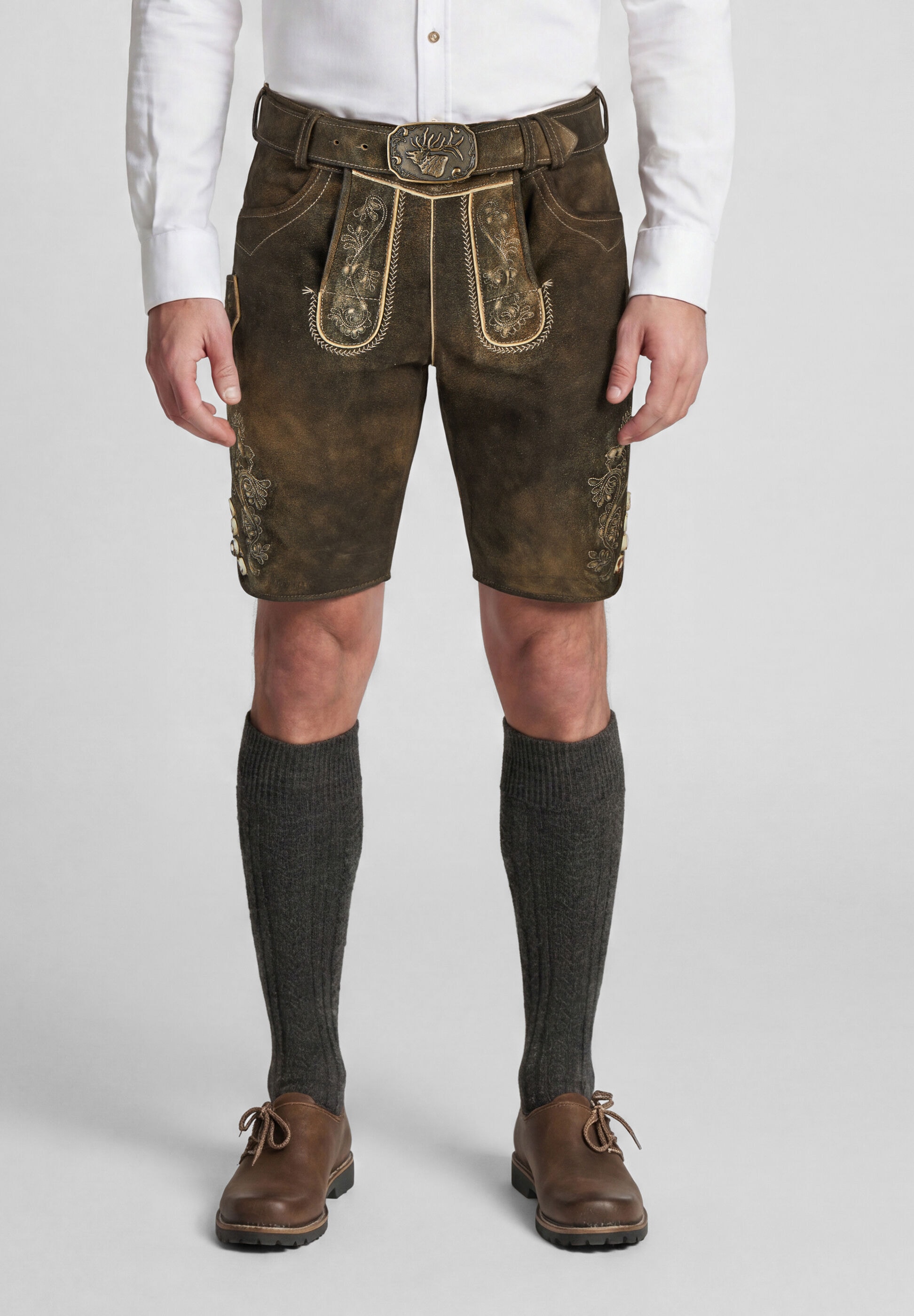 Spieth & Wensky Lederhose »Everest«  Länge 45cm