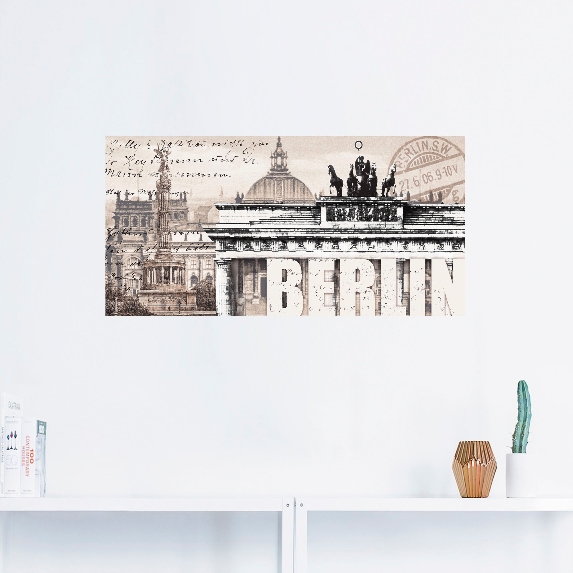 Artland Wandbild »Berlin II«, Deutschland, (1 St.), als Leinwandbild, Poster, Wandaufkleber in verschied. Größen