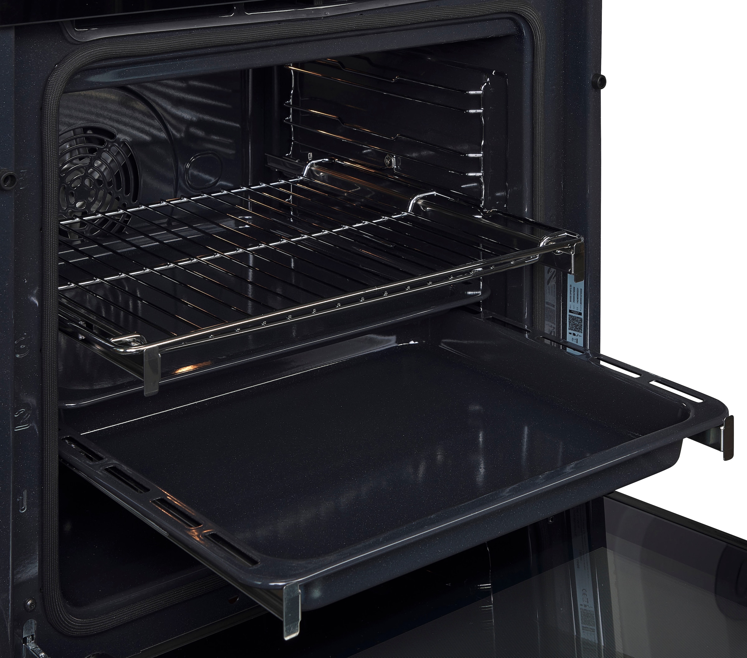 BAUKNECHT Einbaubackofen  »BIK5S DP8F2 ES«, mit 2-fach-Teleskopauszug, Pyrolyse & Hydrolyse, AirFry-Funktion