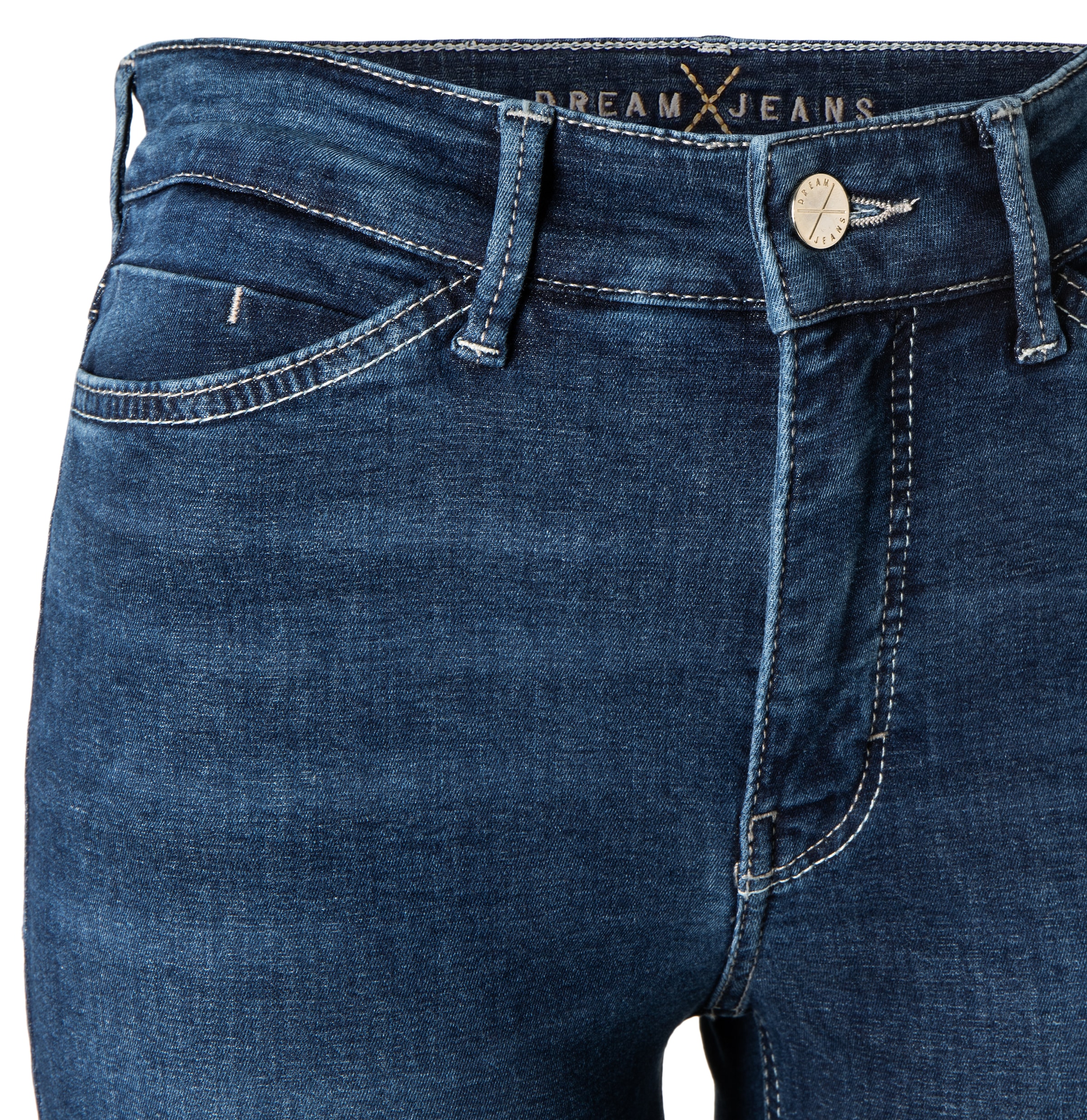 MAC 7/8-Jeans »Dream Chic«, verkürzte Form mit Reißverschluss