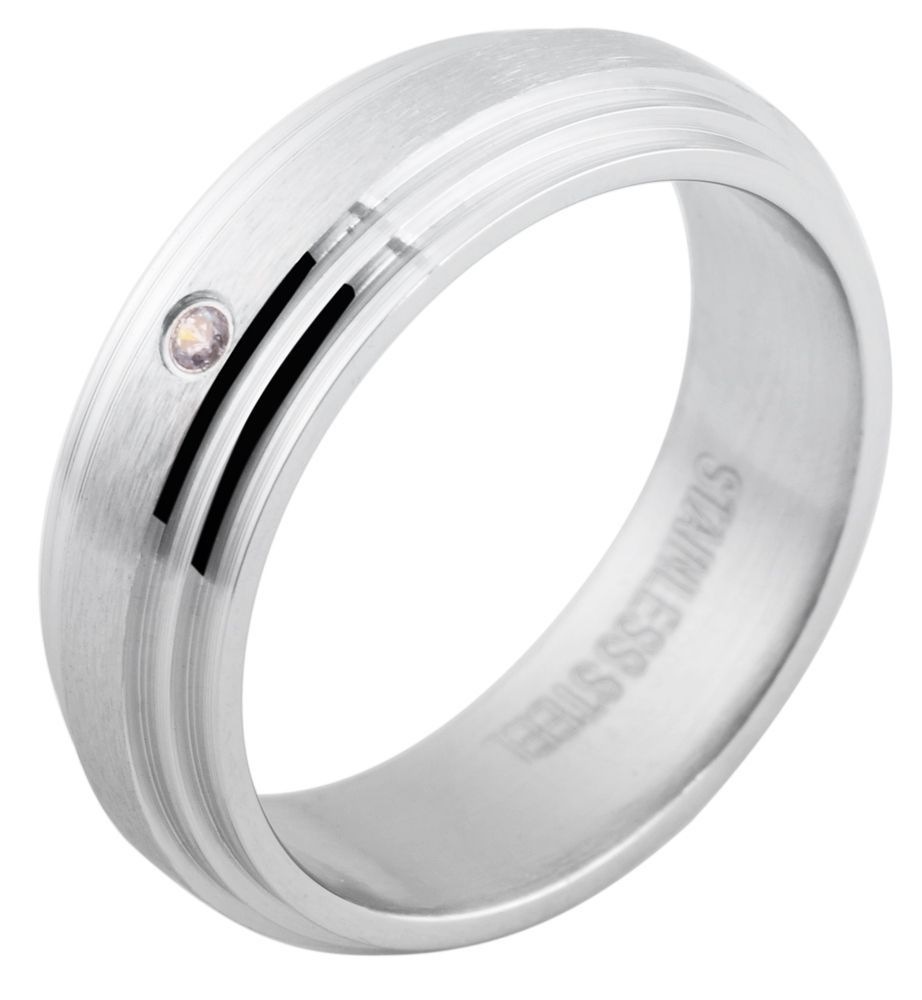 Adelia´s Fingerring »Damen Ring aus Edelstahl«