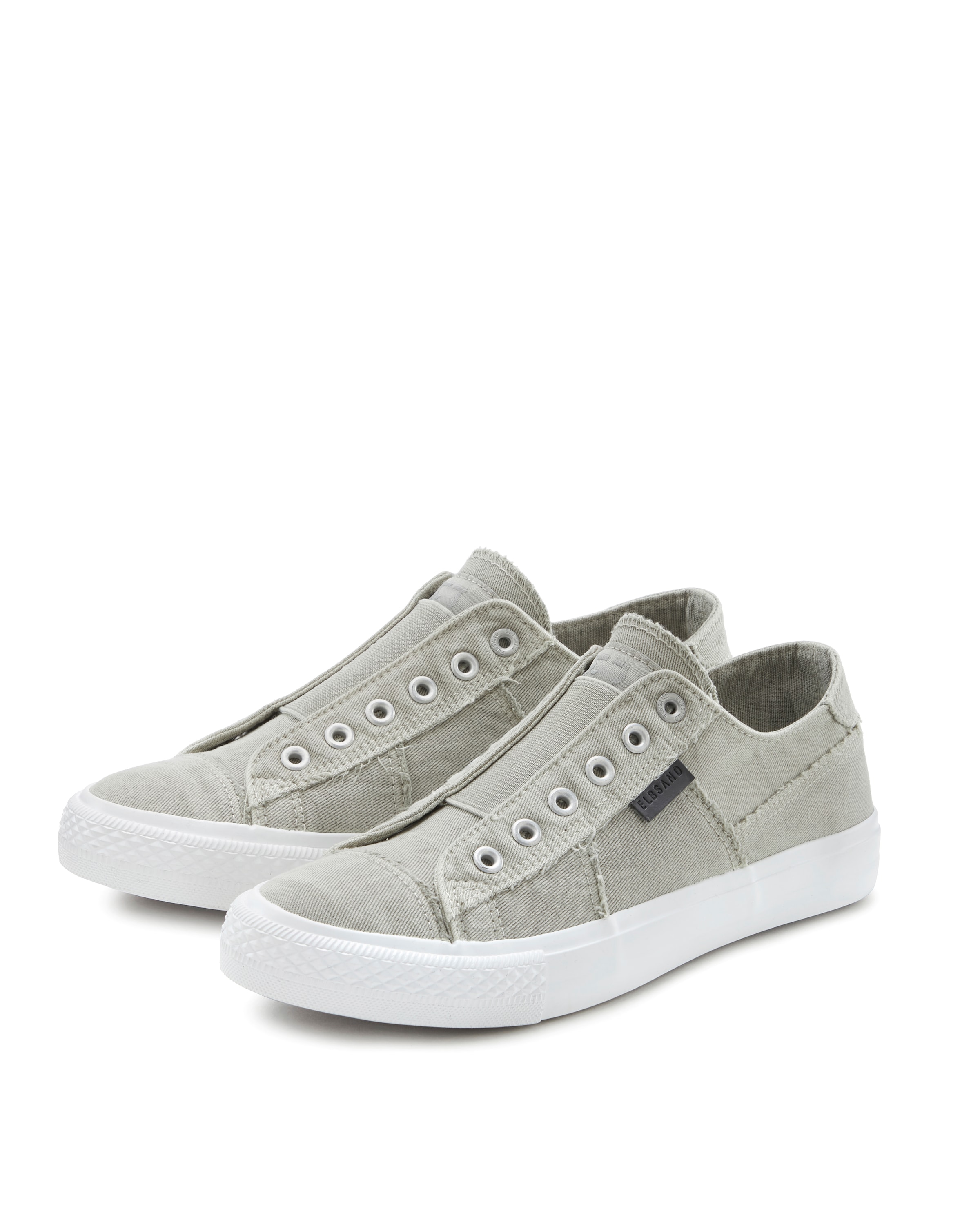 Elbsand Sneaker »Halbschuh, Slipper, Freizeitschuh,«  aus Textil zum Reinschlüpfen mit elastischem Einsatz