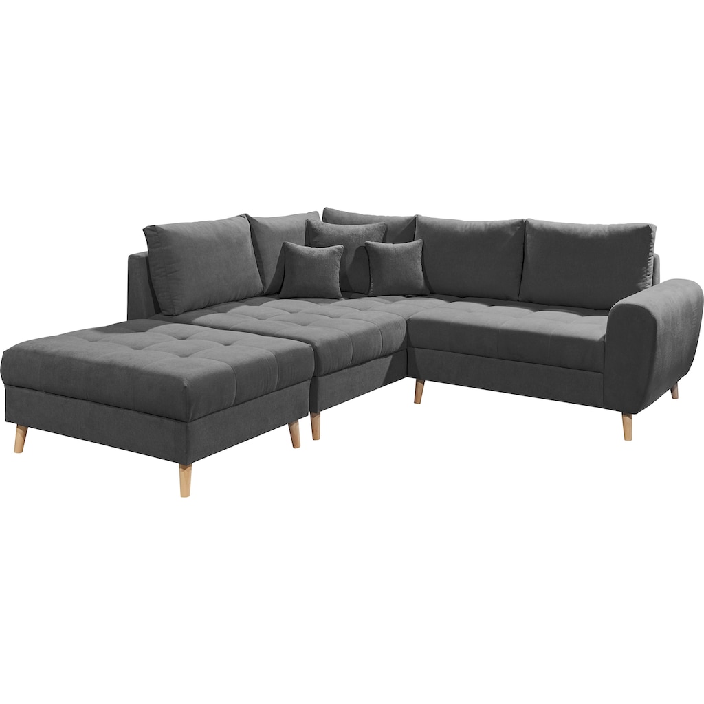 ED EXCITING DESIGN Ecksofa »Alice«, (Set)