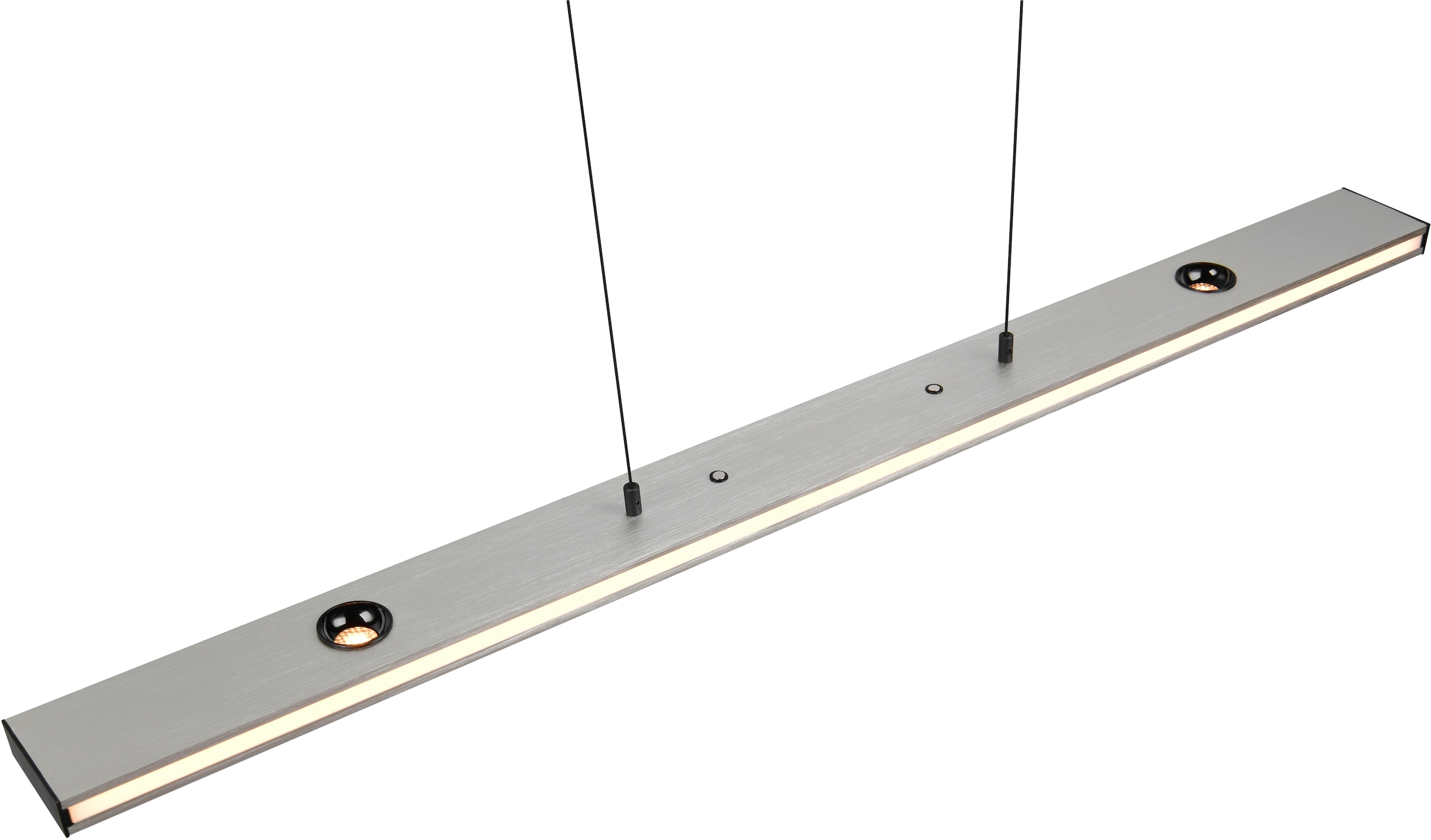 TRIO Leuchten LED Pendelleuchte »GRAHAM, Hängeleuchte höhenverstellbar, dimmbar, Memoryfunktion« LED-Board 1 Stk. Farbwechsler | warmweiß - kaltweiß up-and-down Licht Lichtfarbe einstellbar warm- bis kaltweiß 2300-4000K