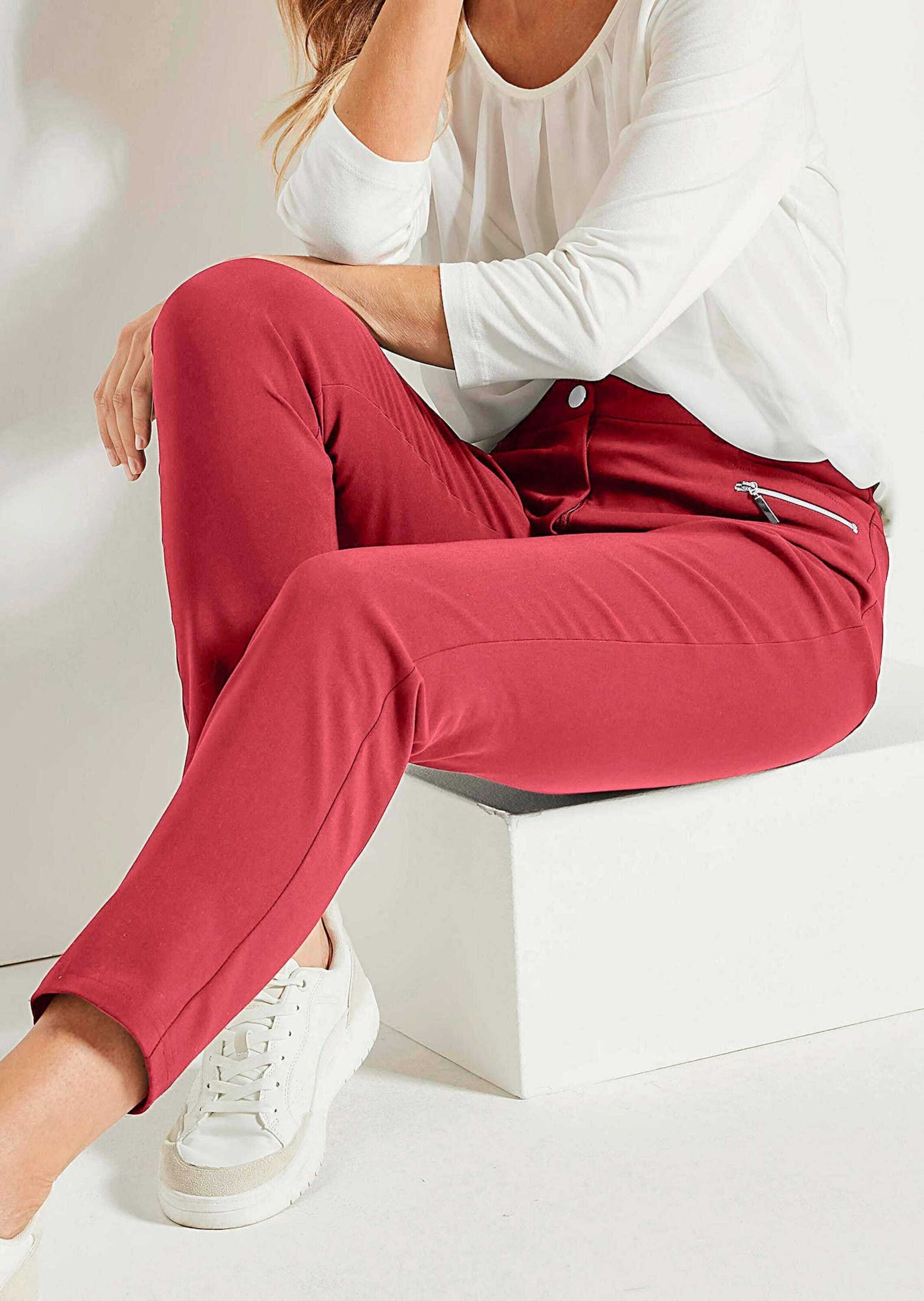 GOLDNER Stretch-Hose »Lange Schlupfhose BELLA«