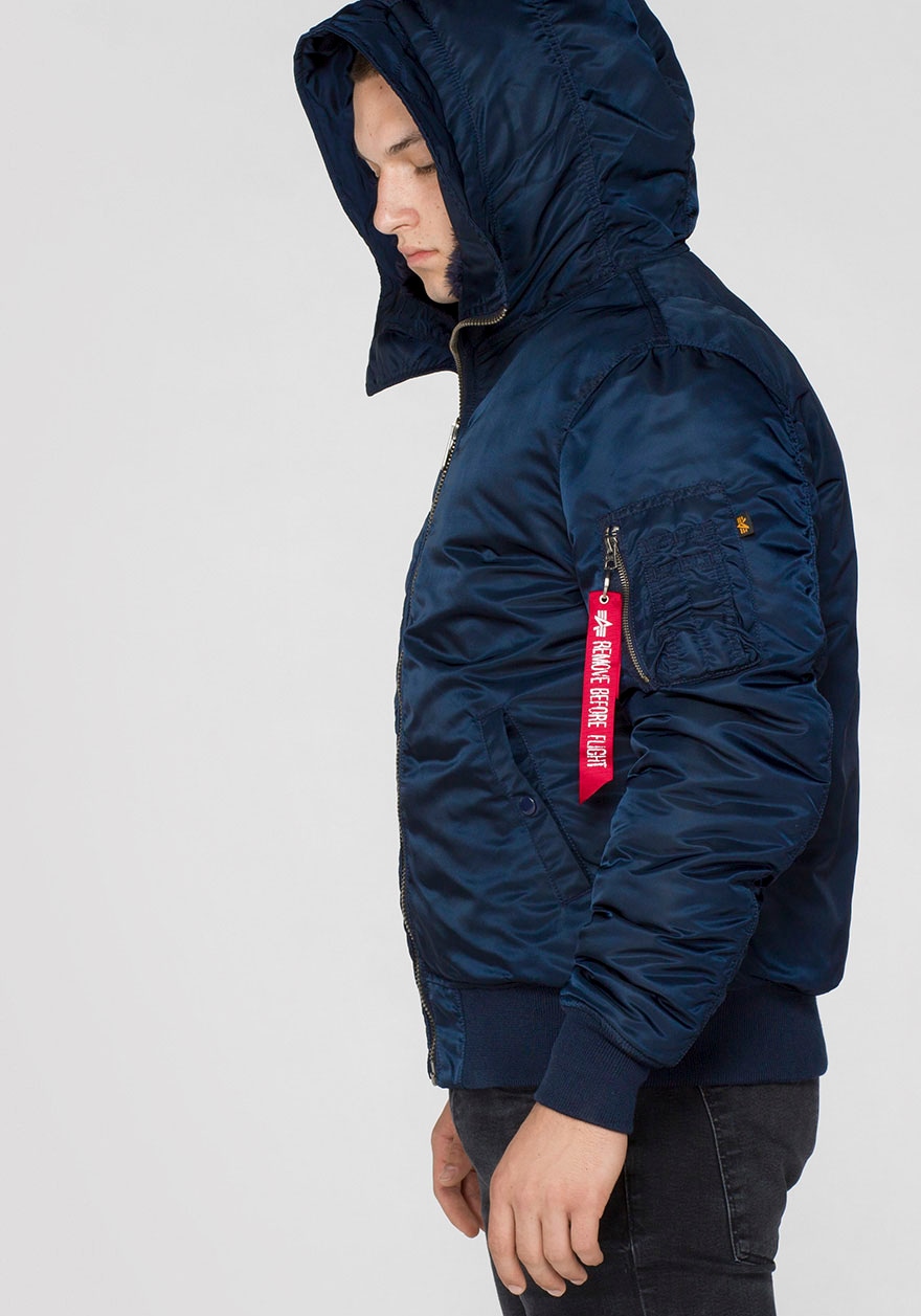 Alpha Industries Bomberjacke »MA-1 HOODED«, mit Kapuze