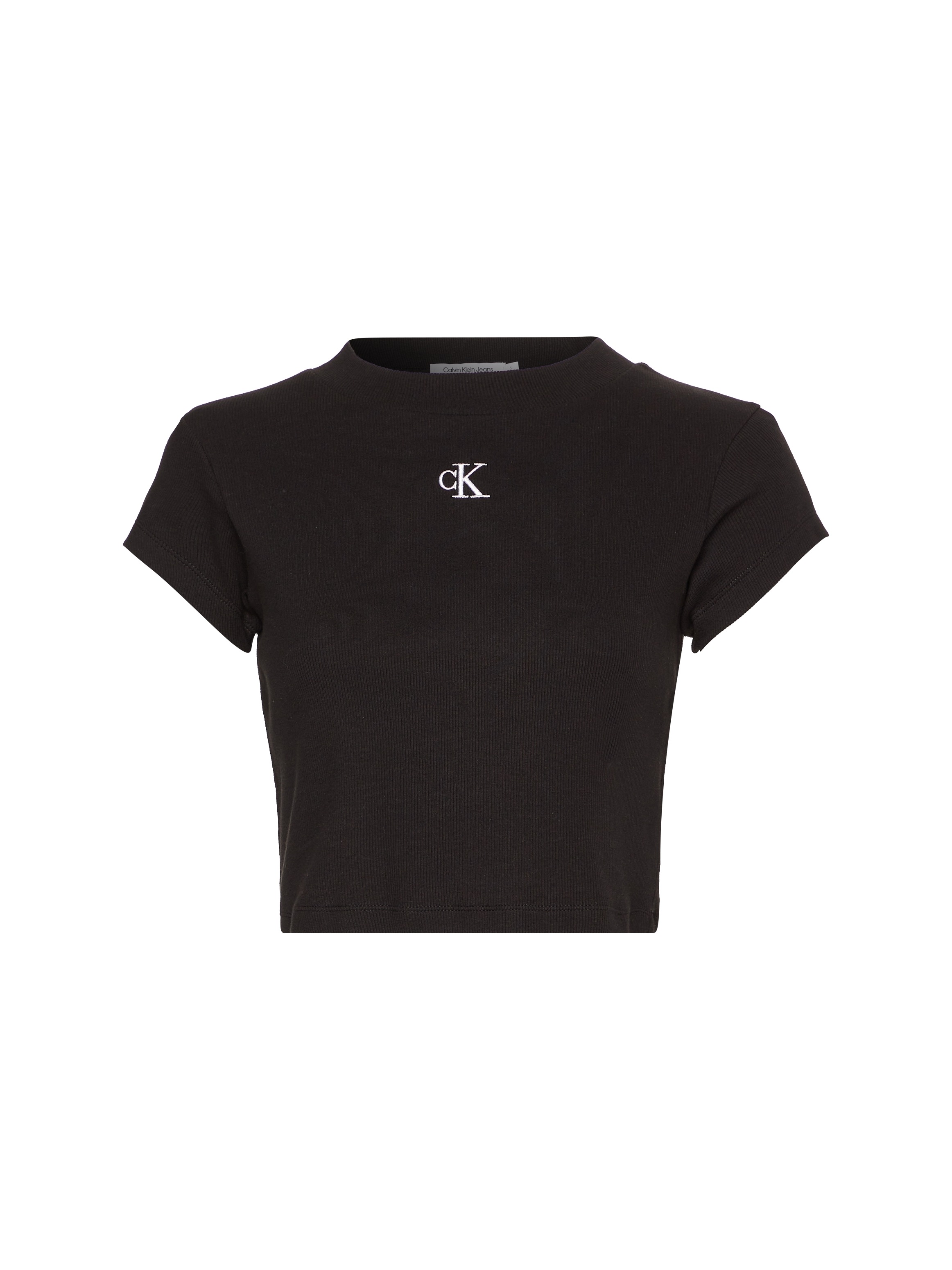 Calvin Klein Jeans T-Shirt »CK RIB BABY TEE«, in kurzer Form