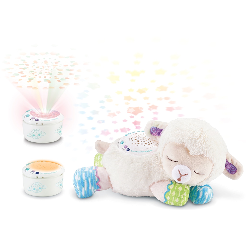 Vtech® Kuscheltier »Vtech Baby, 3in1 Sternenlicht-Schäfchen«