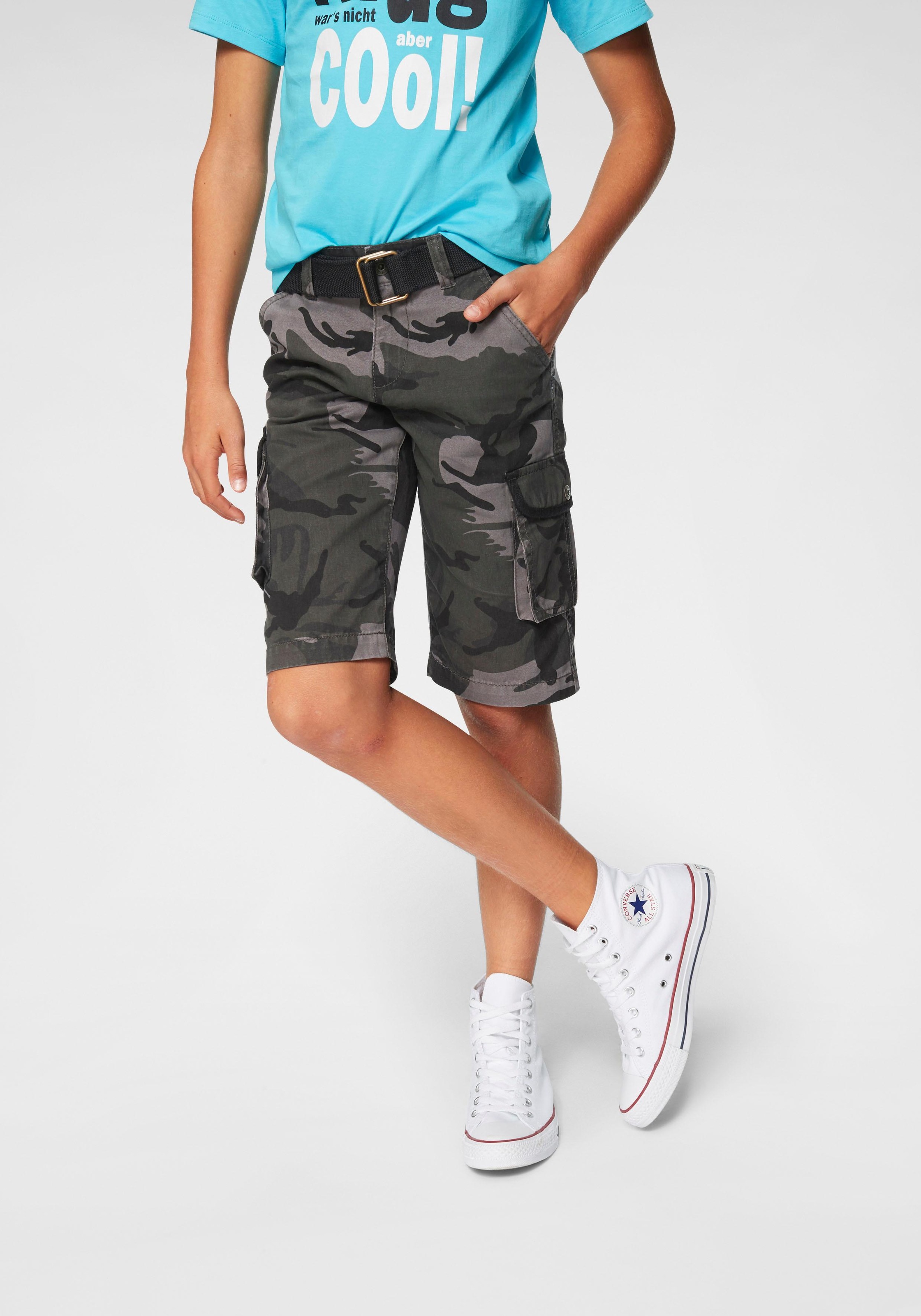 Arizona Bermudas, (Set, 2 tlg.), tarnfarben mit Cargotaschen