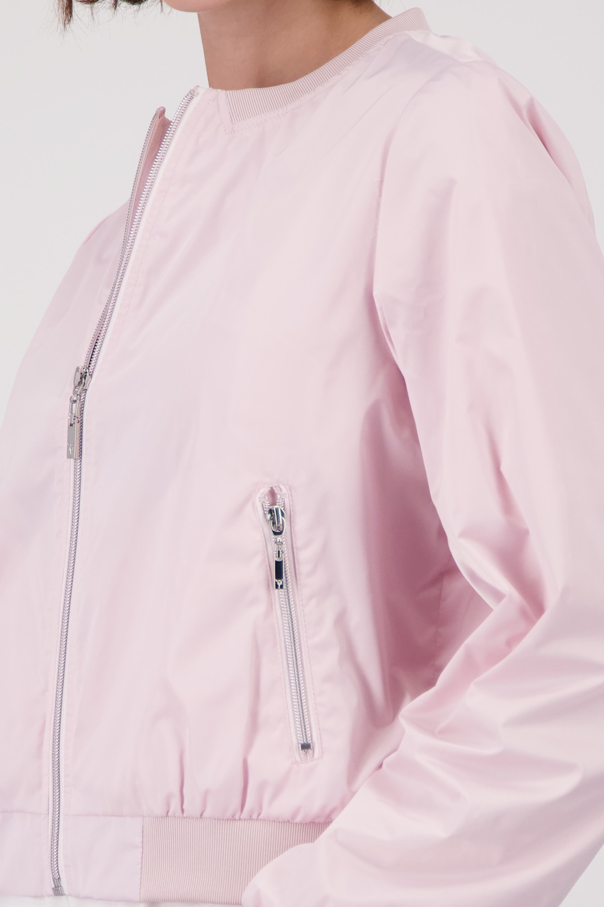 Monari Bomberjacke »Jacke Nylon« ohne Kapuze Regular fit mit Reißverschlusstaschen