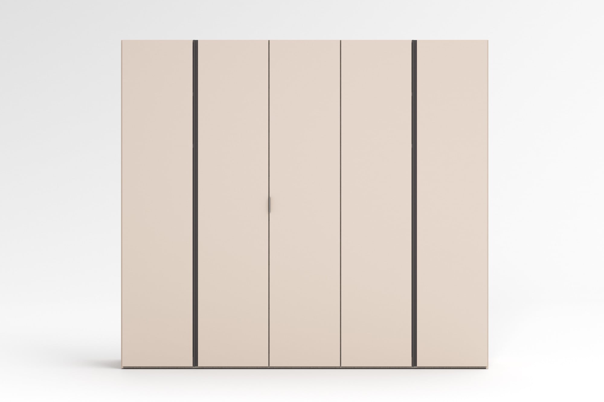 INOSIGN Kleiderschrank »RUBINO, Drehtürenschrank,Schlafzimmerschrank mit hochwertigem Alugriff«, (1 St.), Made in Italy, in Breite wählbar, Basisausführung, Zubehör extra