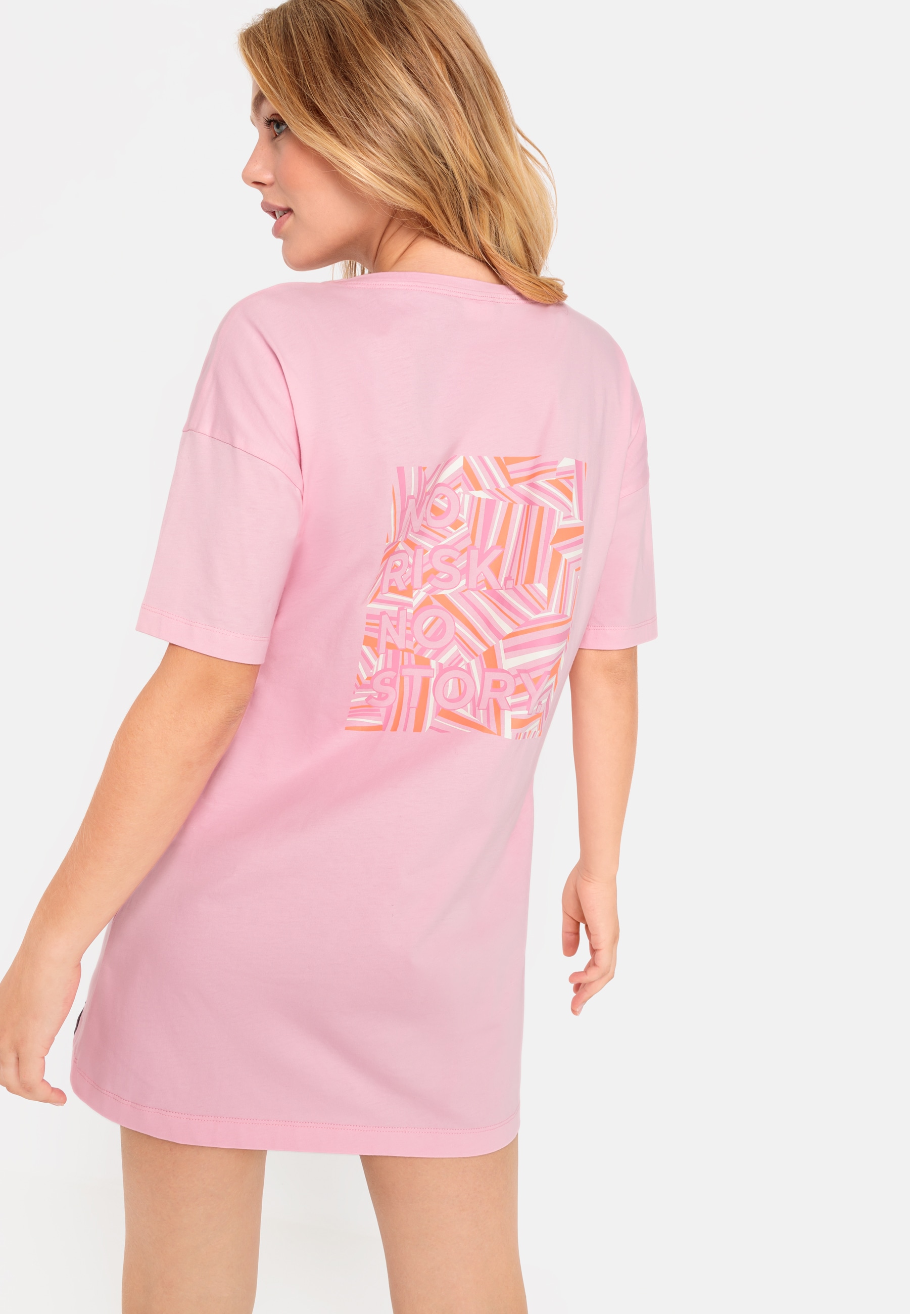 LSCN by LASCANA Sleepshirt, mit großem Rücken-Druck