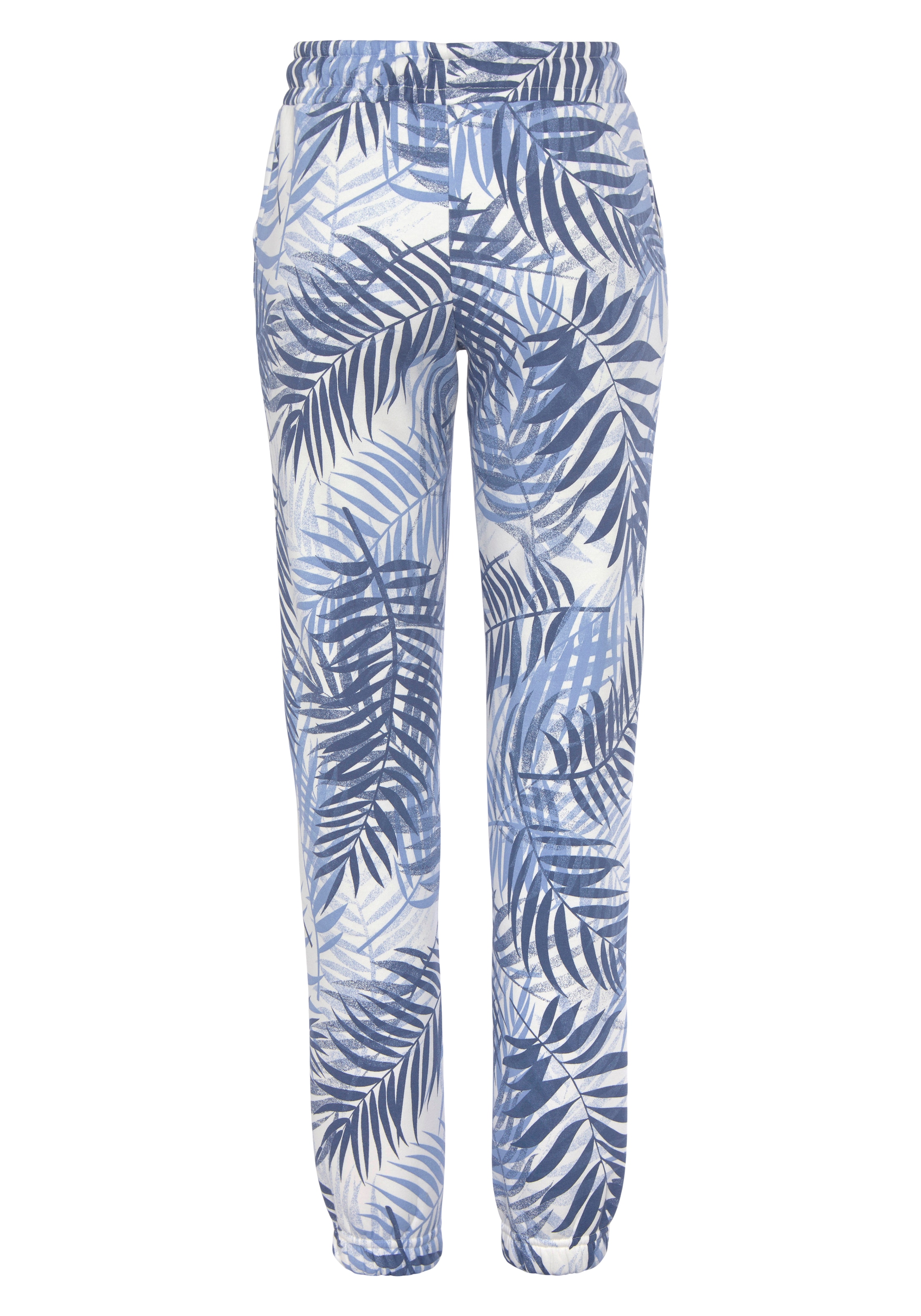 LASCANA Sweatpants, (1 tlg.), Loungehose mit Allover-Druck, Loungewear