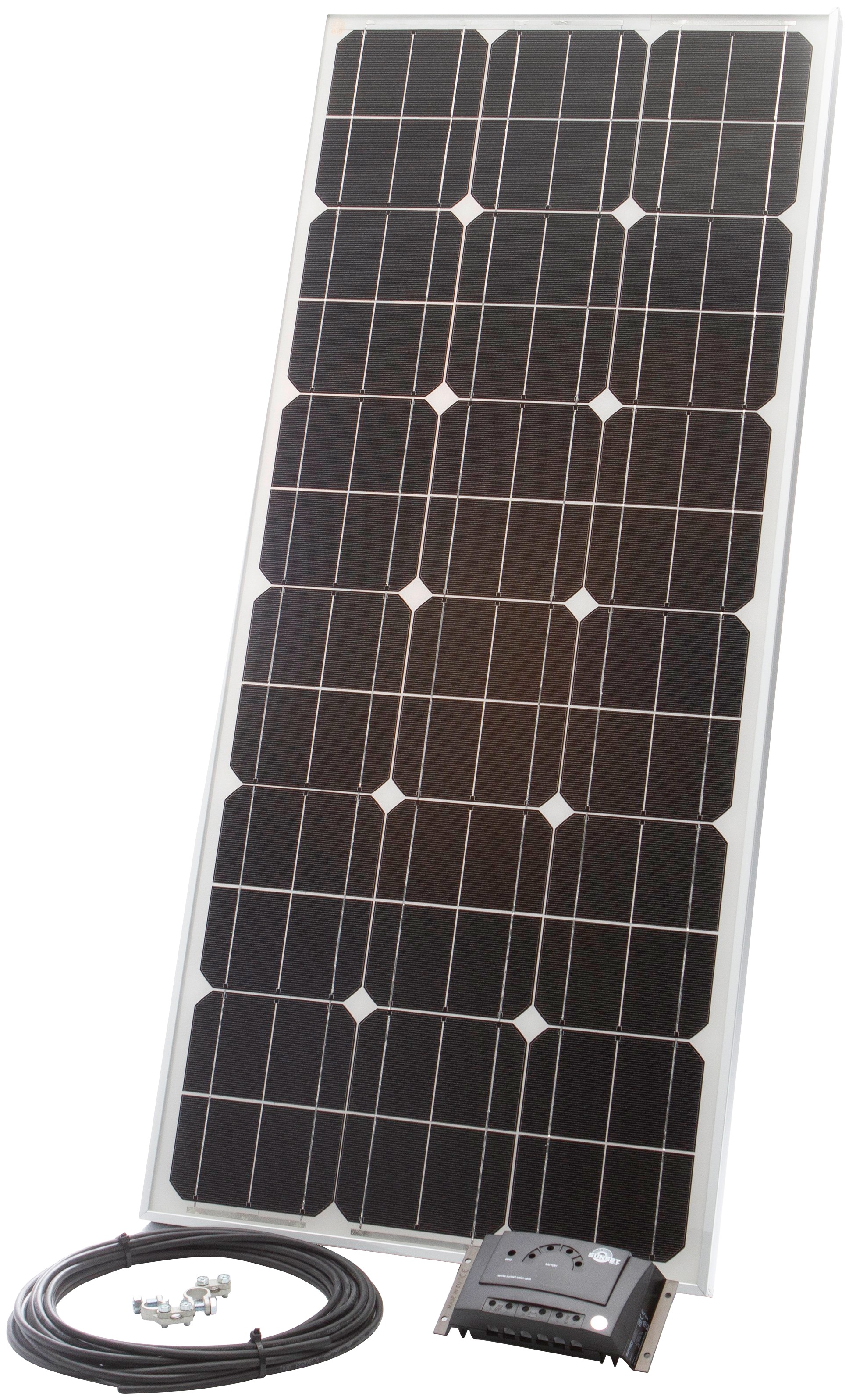 Sunset Solarmodul »Stromset AS 75, 72 Watt, 12 V« für den Freizeitbereich in schwarz