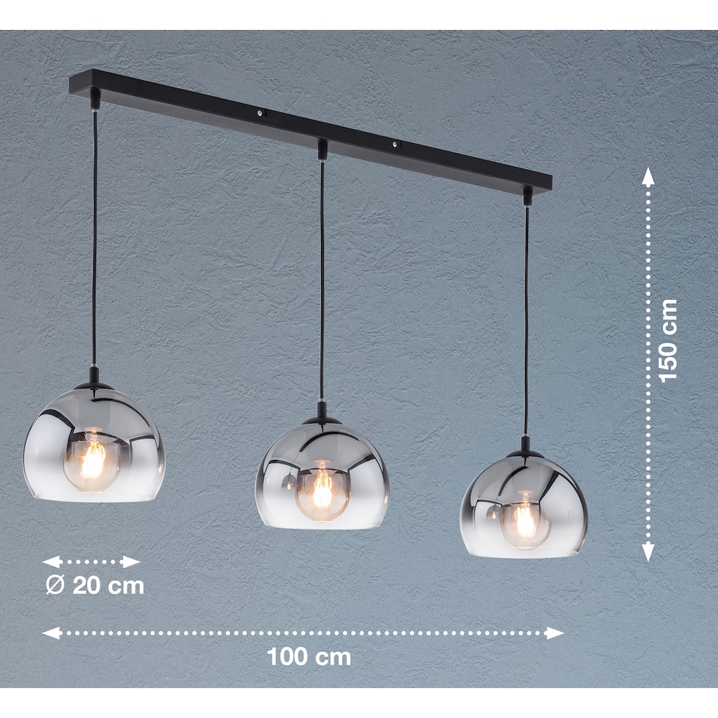 FISCHER & HONSEL Pendelleuchte »Amos«, 3 flammig-flammig