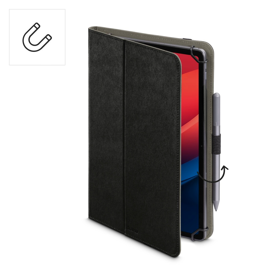 Hama Tablet-Hülle »Schutzhülle "Velvet" für Tablets 24 - 28 cm (9.5 - 11")« Tablet mit Einsteckfächer, universell