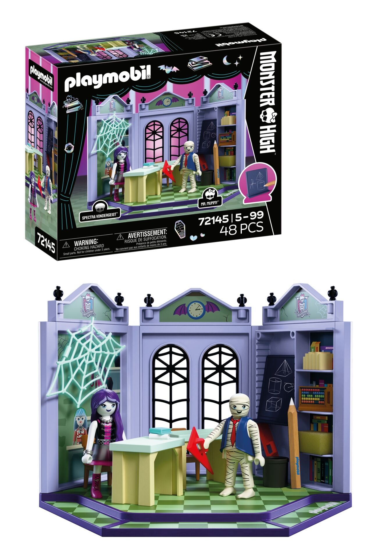 Playmobil® Konstruktions-Spielset »KlassenzimmerTM (72145), Monster High™« Made in Europe