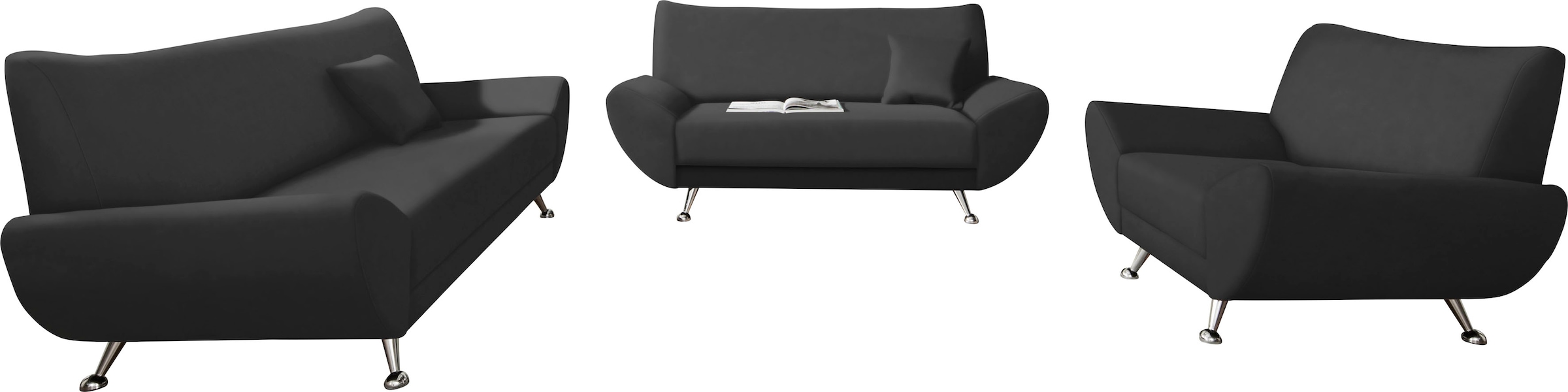 Home affaire Polstergarnitur »Saltare elegant und komfortabel, OTTOs Choice, 3-2-1« 3 Stk. tlg.