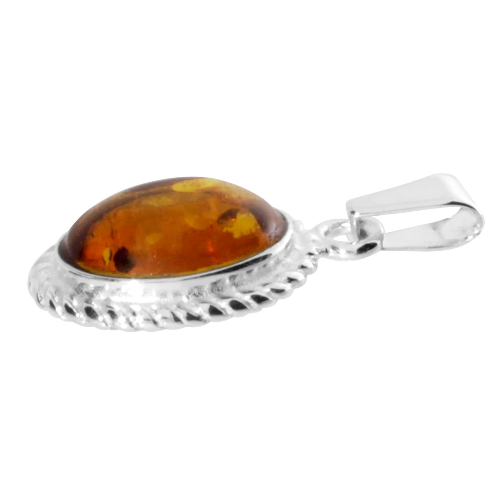 OSTSEE-SCHMUCK Kette mit Anhänger »- Julie - Silber 925/000 - Bernstein«