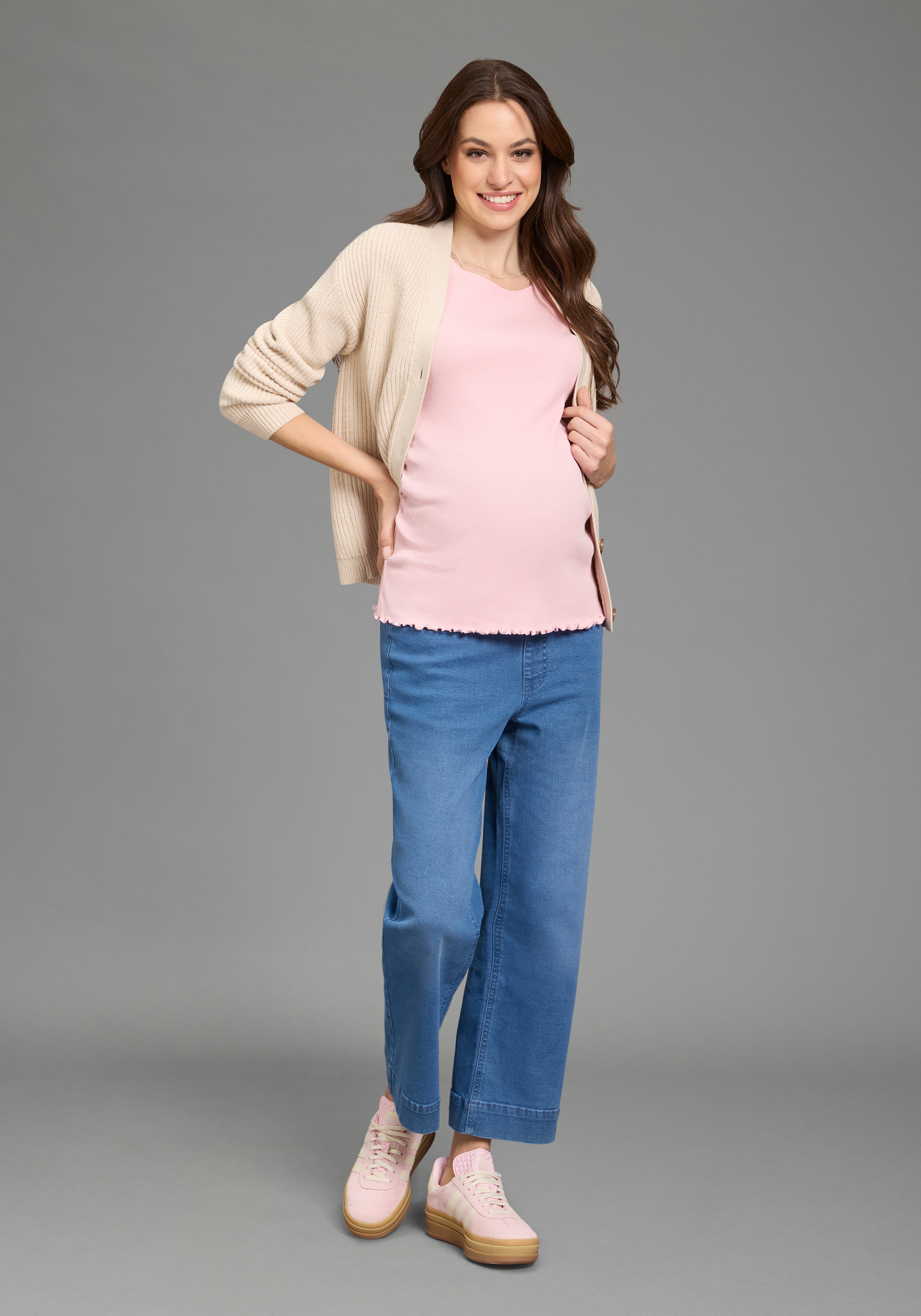 Neun Monate Umstandsshirt »2er Pack Schwangerschafts-Shirts« Packung, 2, 2 tlg. T-Shirts für Schwangerschaft und danach