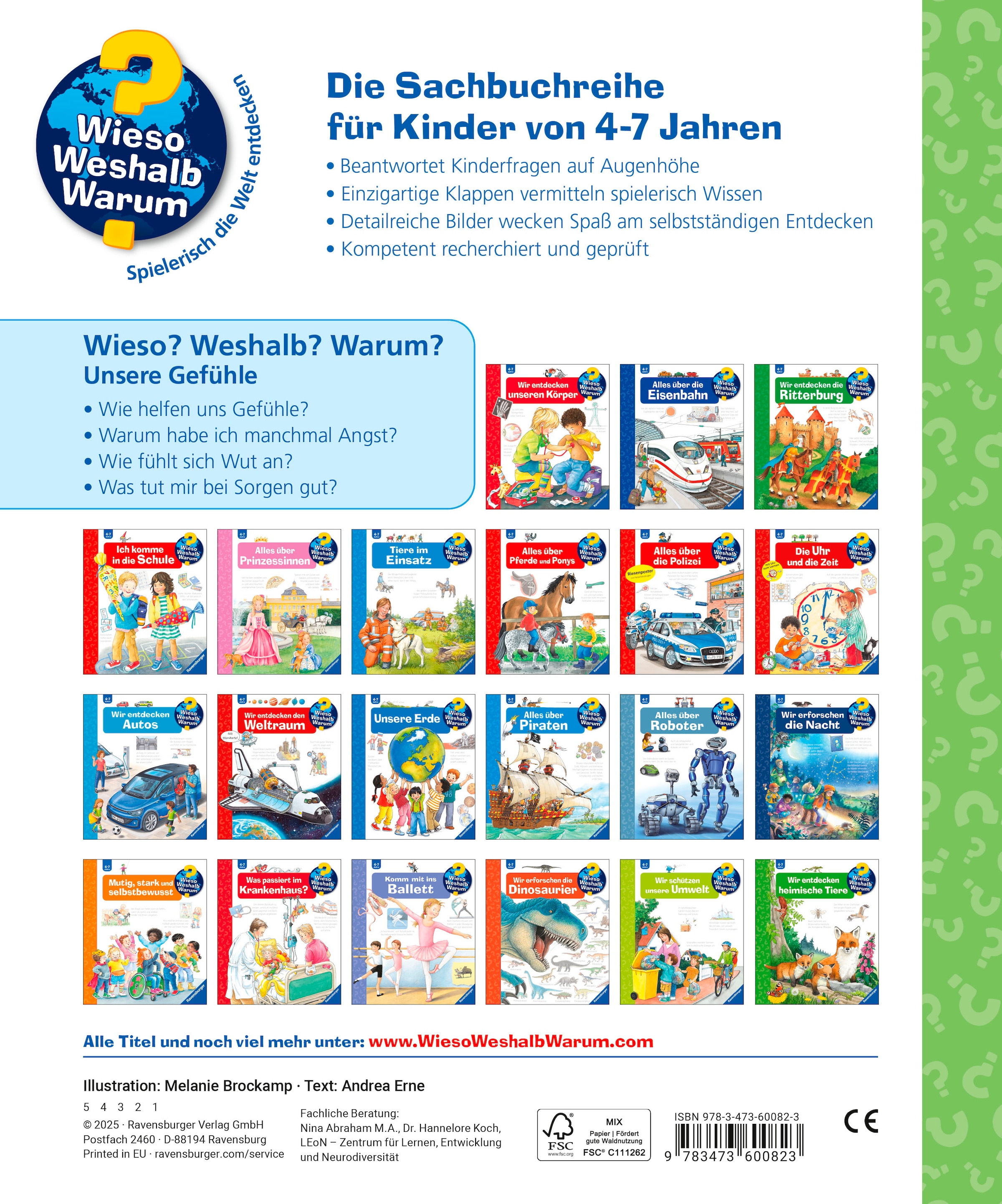 Ravensburger Buch »Wieso? Weshalb? Warum?, Band 58 - Unsere Gefühle«, Made in Europe