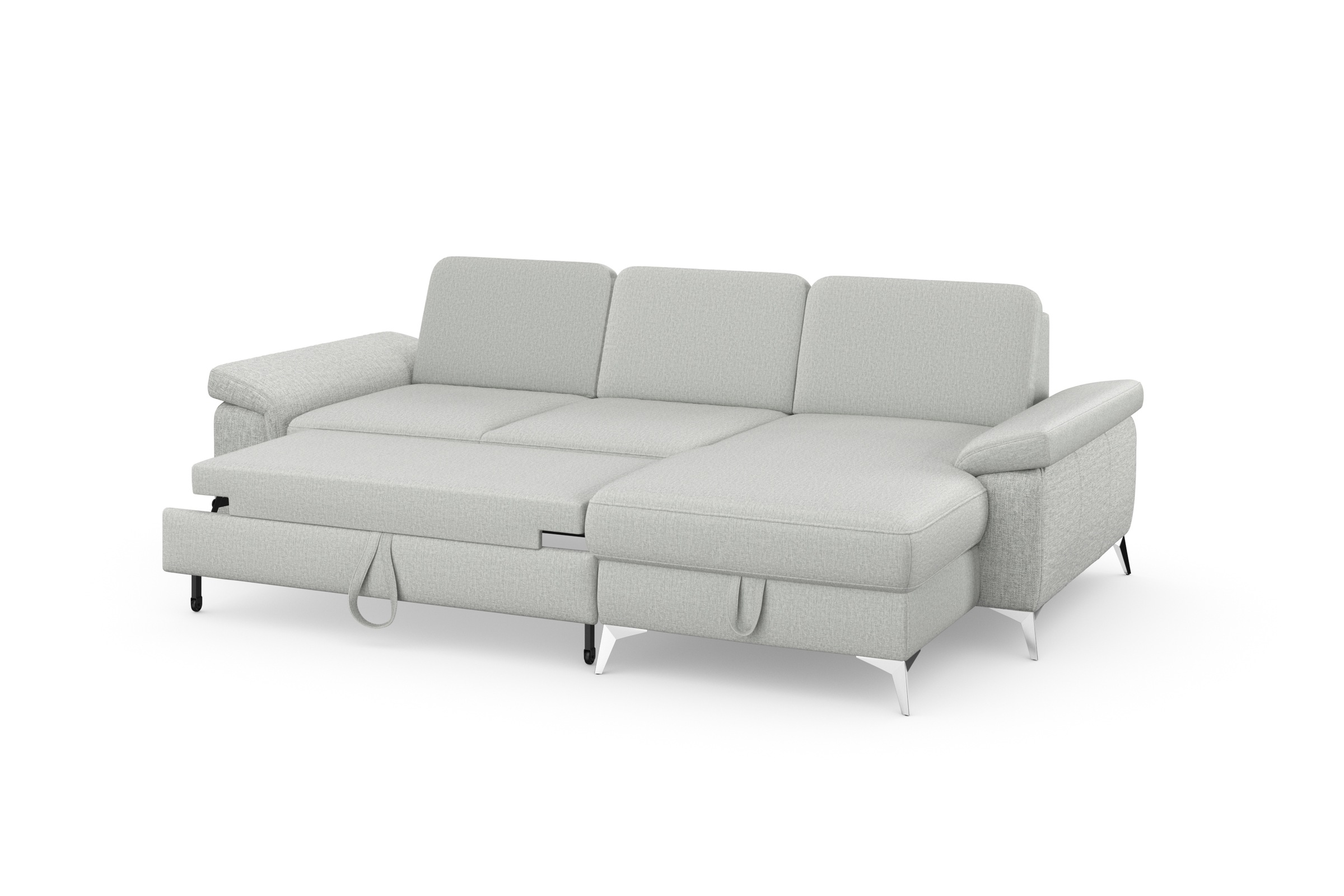 sit&more Ecksofa »Padua L-Form«, inklusive Sitztiefenverstellung, Armteilfunktion und Federkern