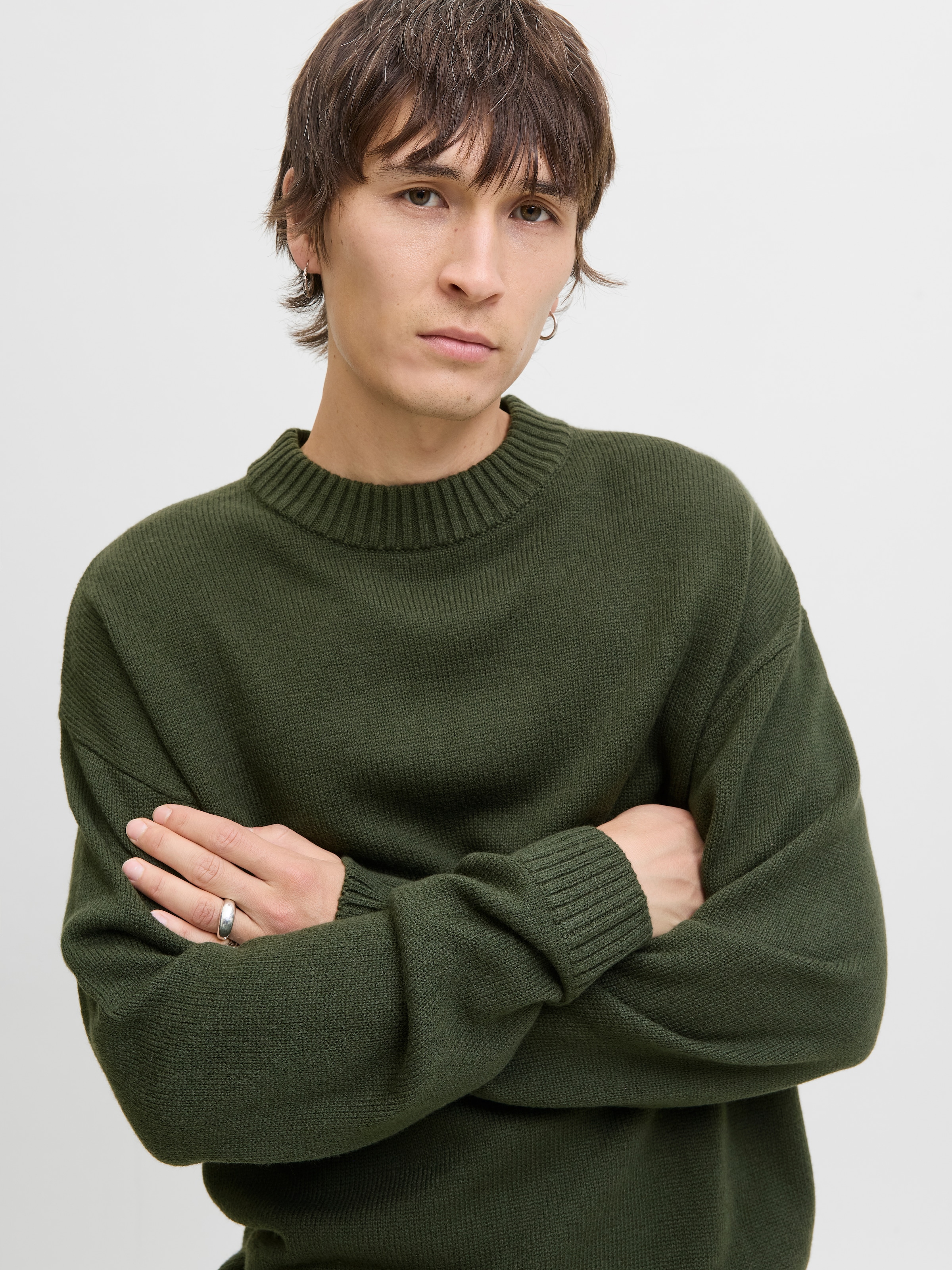 Jack & Jones Strickpullover »JJEURBAN JACK KNIT CREW NECK SN«