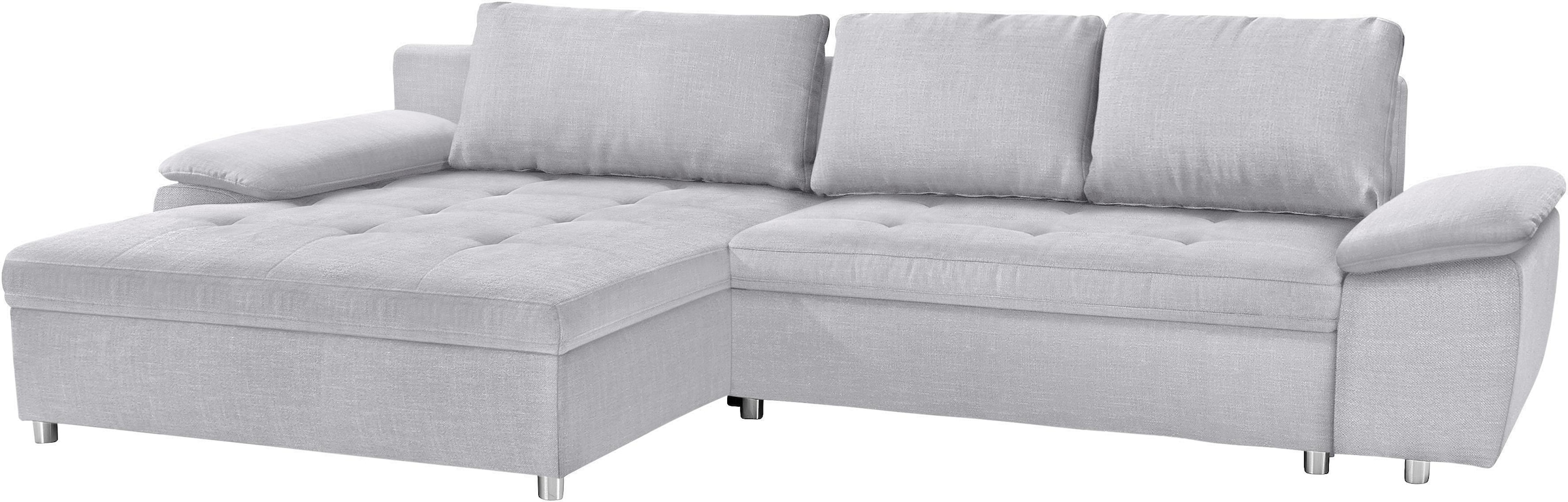 sit&more Ecksofa »Labene L-Form«, wahlweise mit Bettfunktion und Bettkasten, auch als XXL-Variante