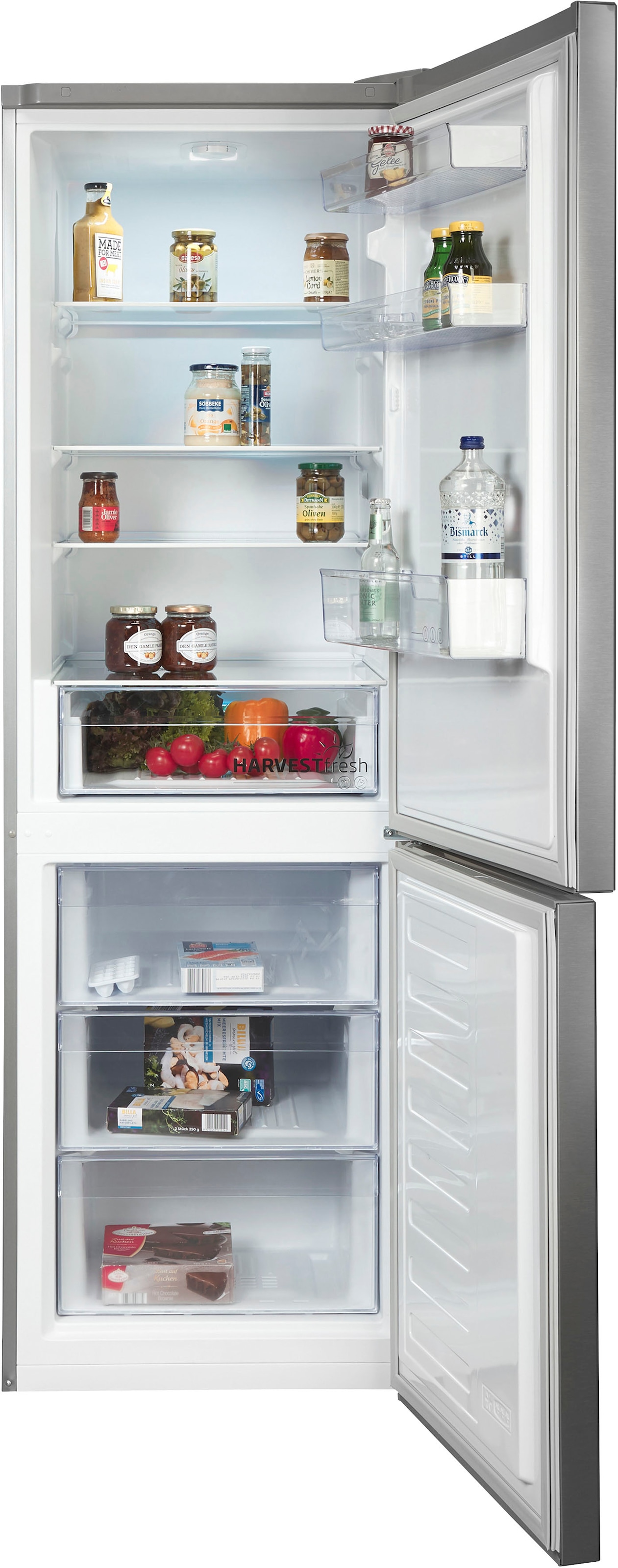 BEKO Kühl-/Gefrierkombination »RCSA366K50XBN«, HarvestFresh
