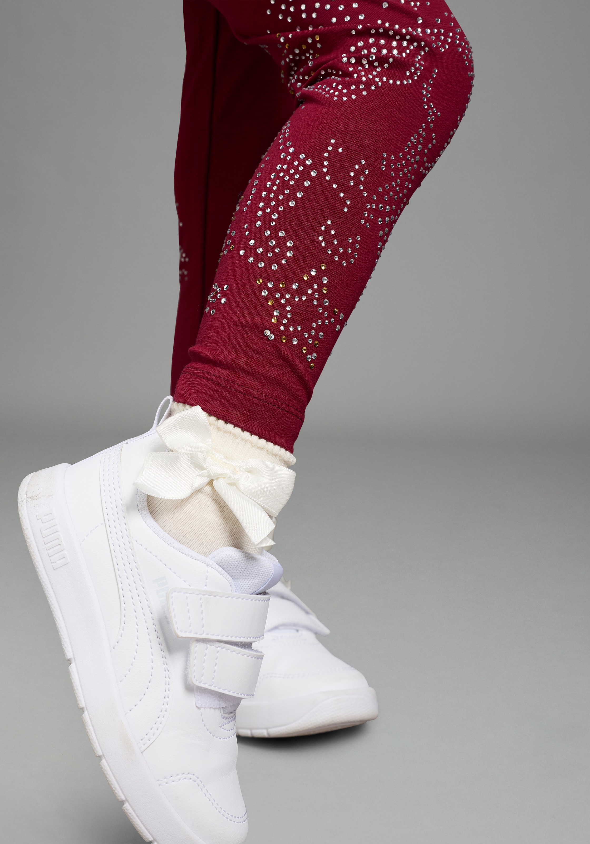 KIDSWORLD Leggings », Strass besezGLITZER PFERD«  Mit Glitzer Pferd verziehrt