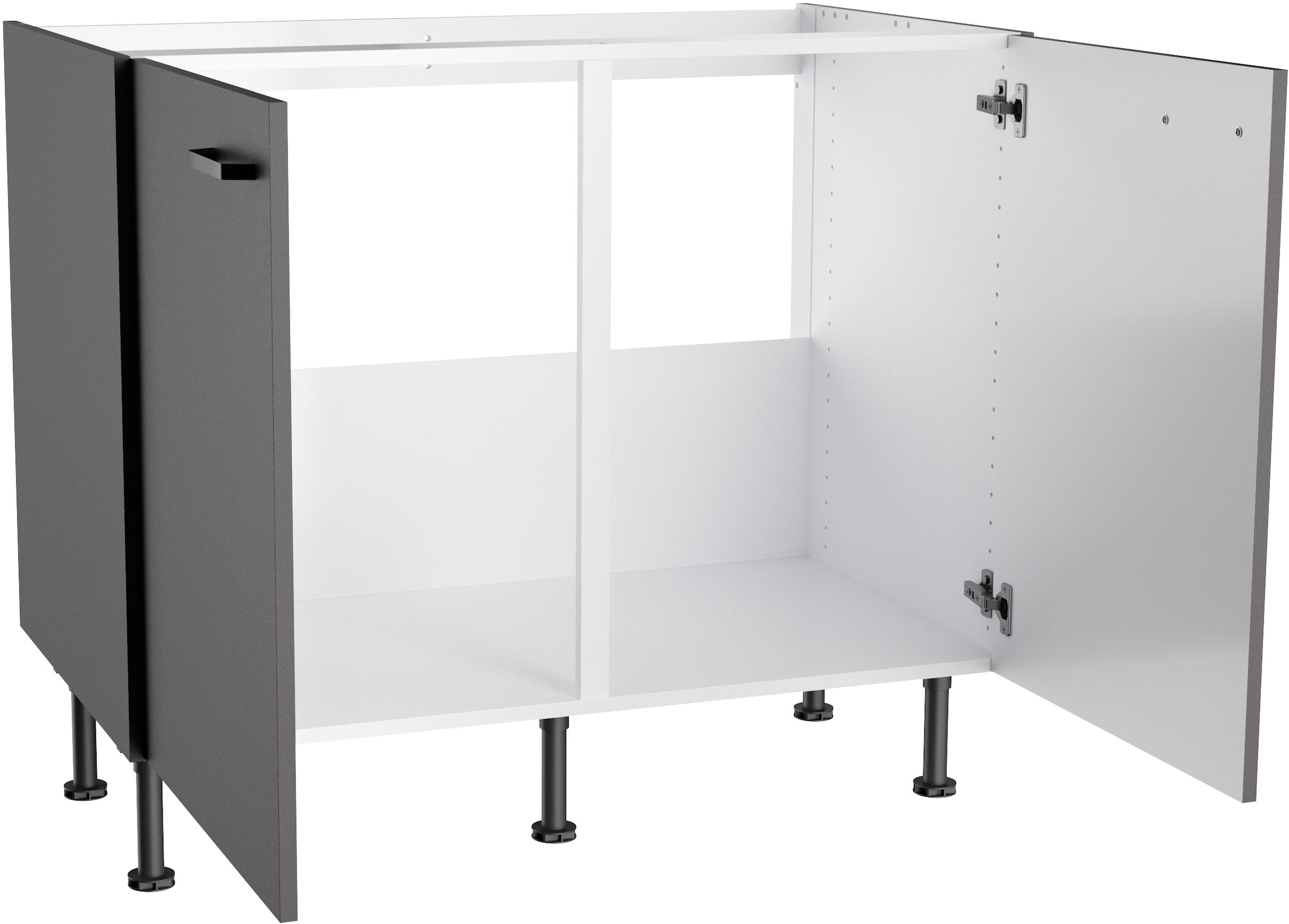KOCHSTATION Spülenschrank »KS-Paula« 100 cm breit, 87 cm hoch, mit 1 Tür