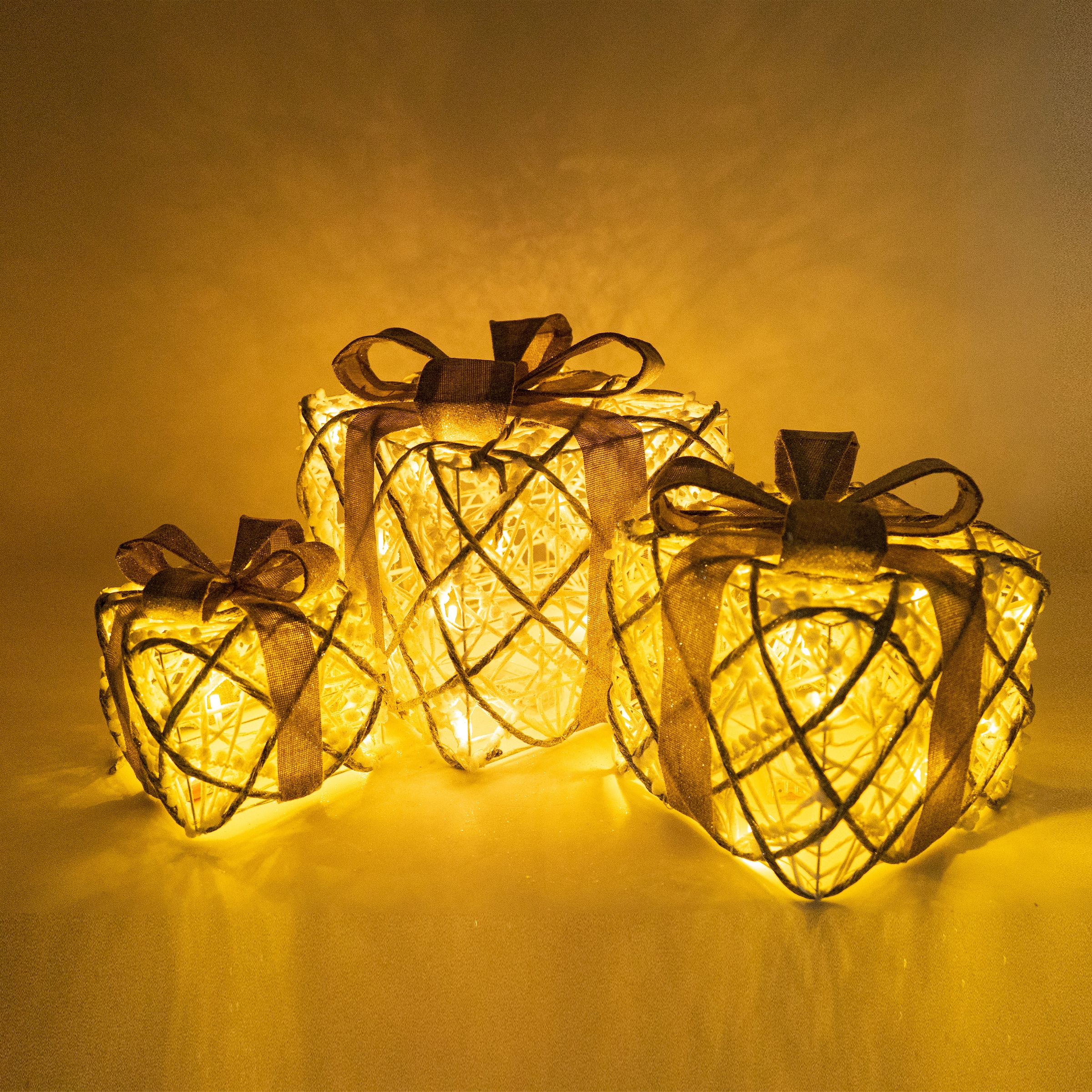 NOOR LIVING Dekolicht »LED Geschenke, Weihnachtsdeko«, im 3er-Set, je 10,  15 und 20 LEDs bestellen bei OTTO