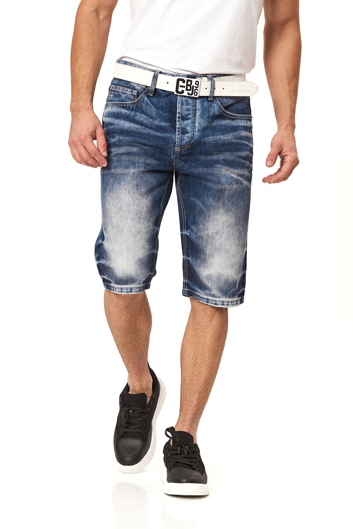 Cipo & Baxx Jeansbermudas Baumwolle, regular fit