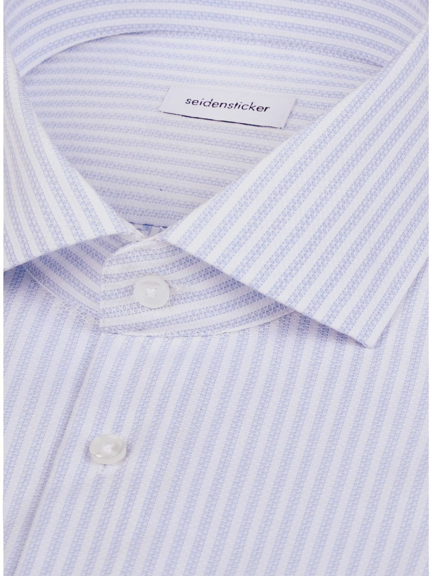 seidensticker Businesshemd »Schwarze Rose« Regular 1/2 Kentkragen Gestreift