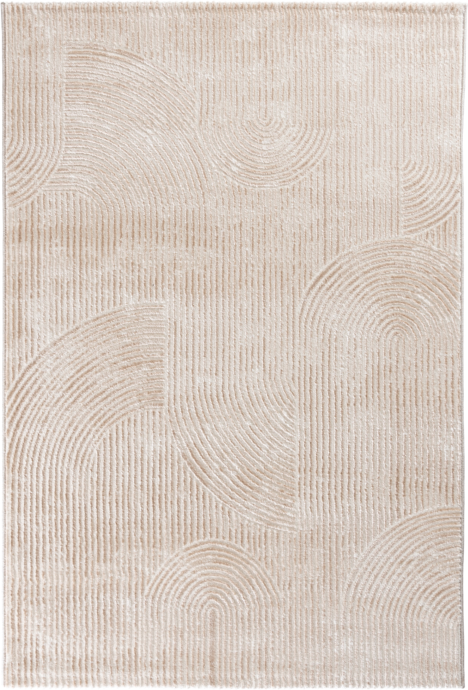 Sehrazat Teppich »Moda 1100 , auch als Läufer« rechteckig 11 mm Höhe Kurzflor, grafisches Hoch Tief  Muster, Wohnzimmer