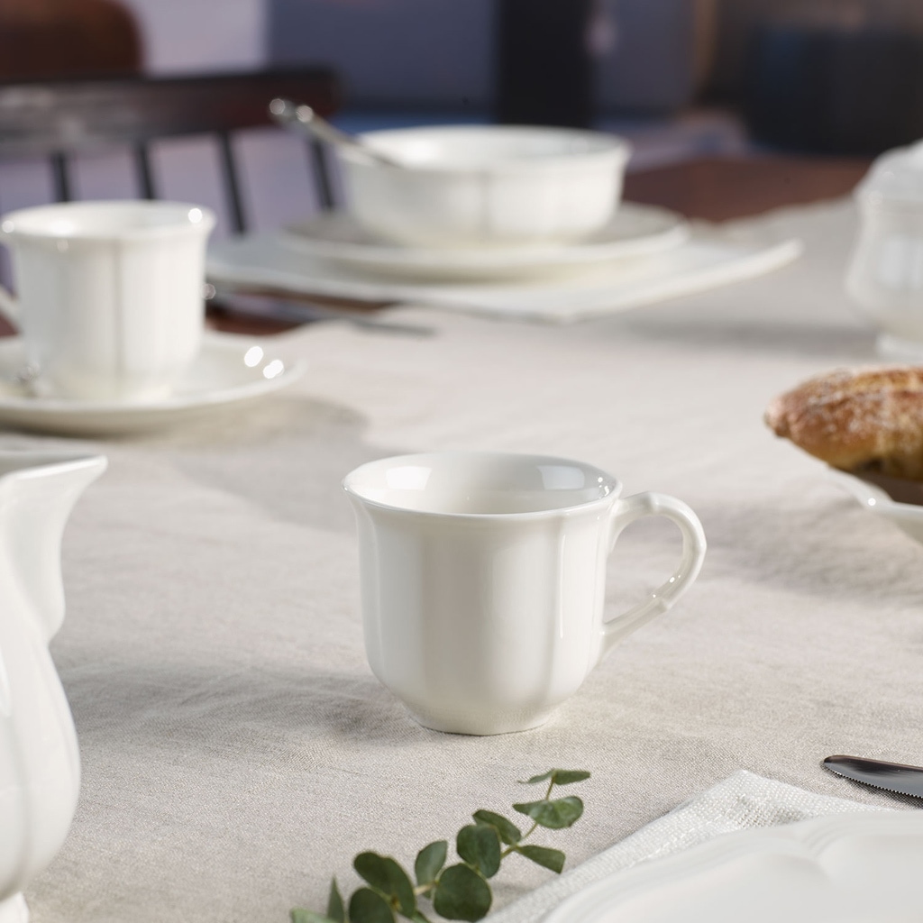 Villeroy & Boch Espressotasse »Espressotassen Manoir 80 ml 6er Set weiß«
