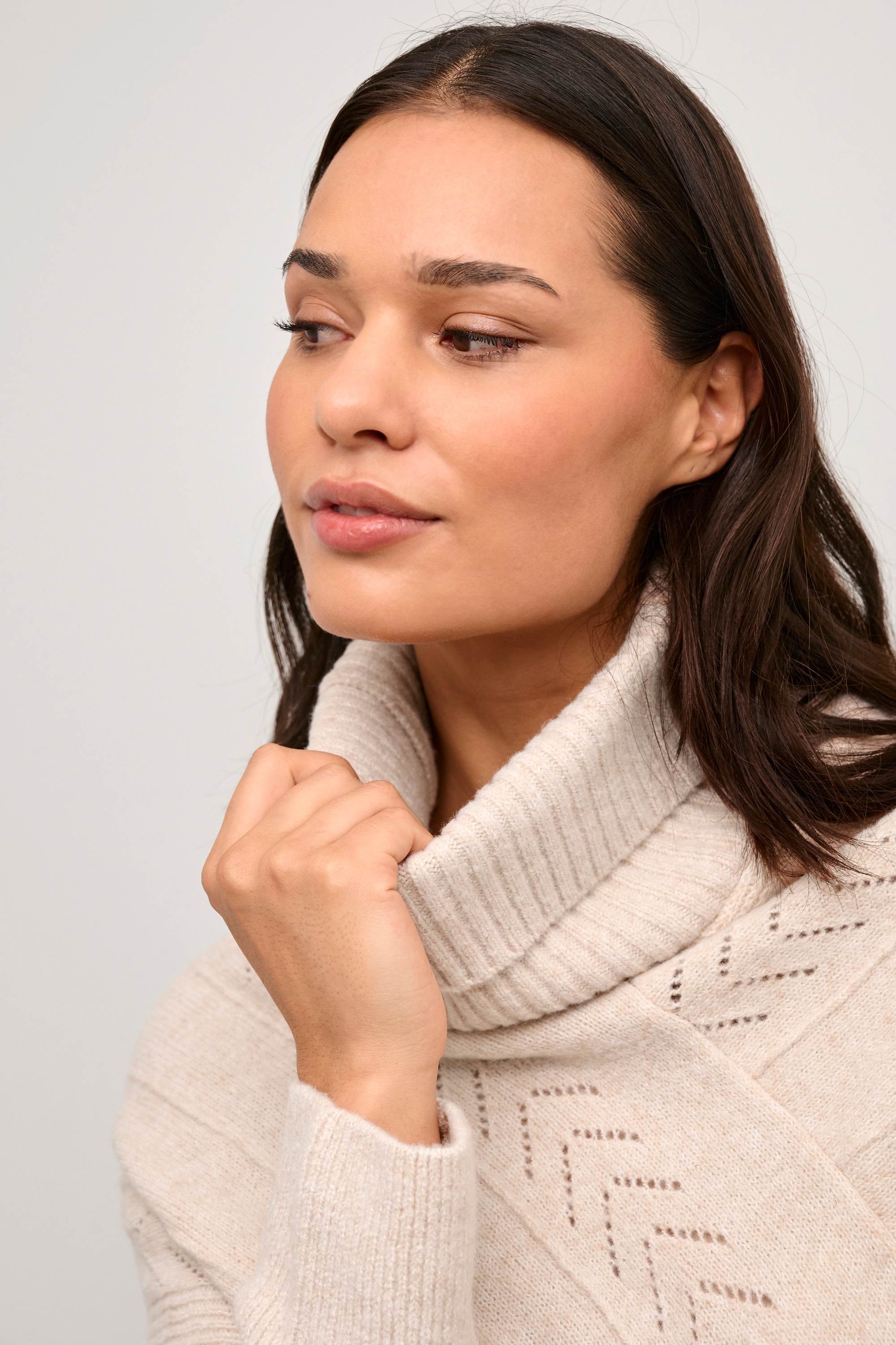 Cream Strickponcho »Poncho CRHoliday«