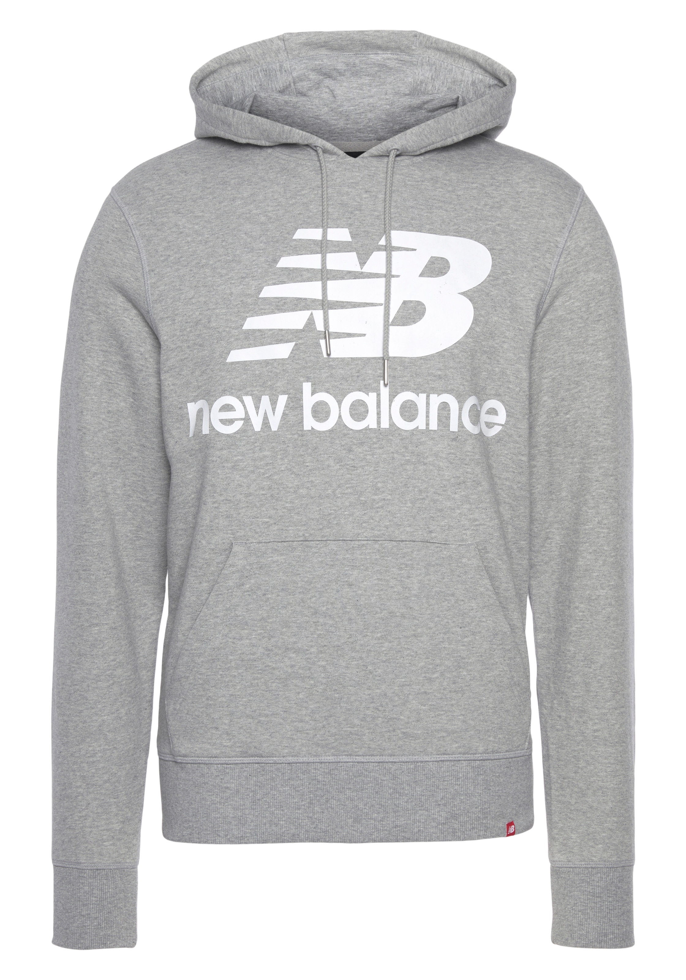 New Balance Kapuzensweatshirt »NB bei kaufen HOODIE« ESSENTIALS online OTTO STACKED LOGO FLEECE